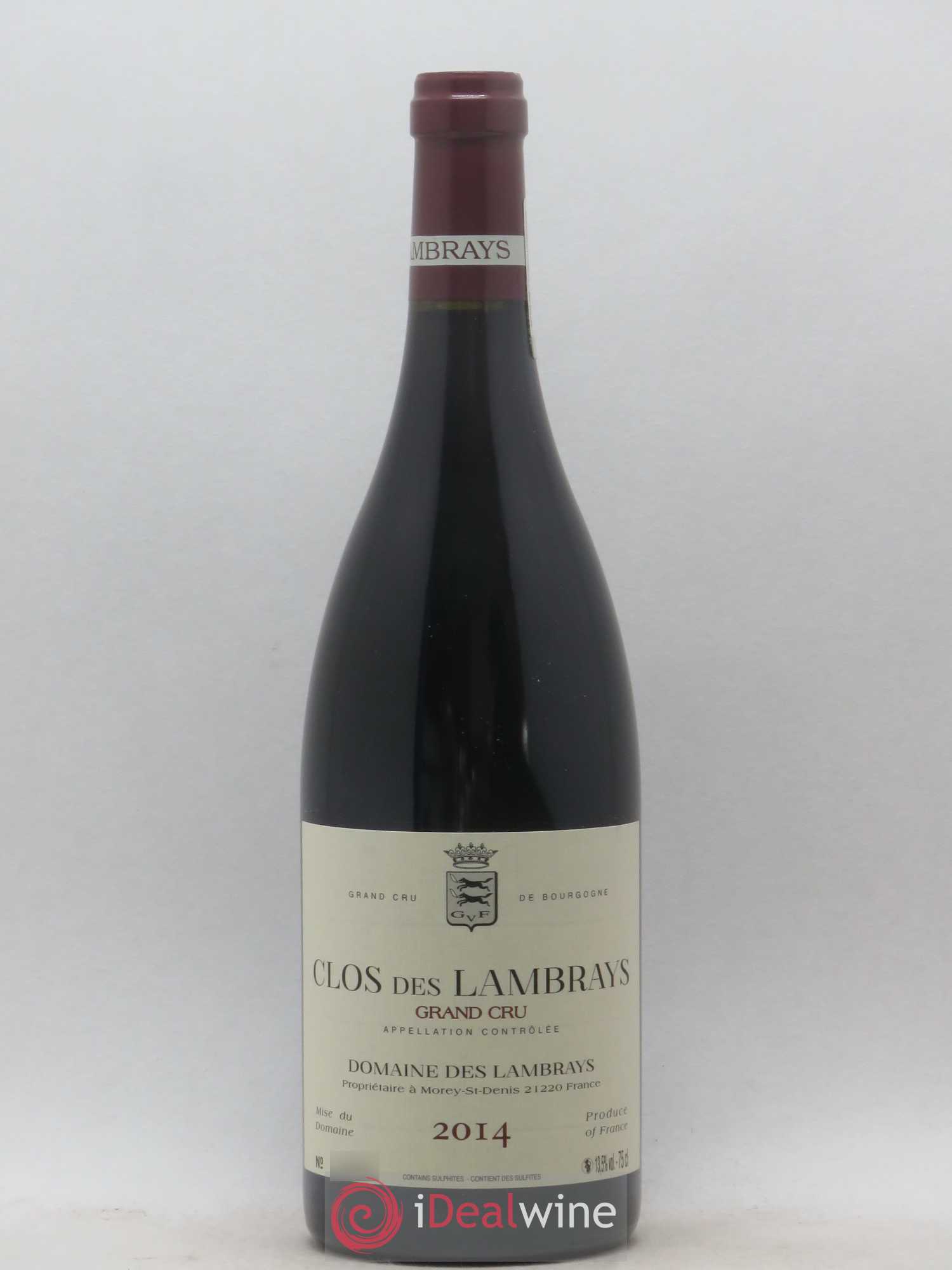 Clos des Lambrays Grand Cru Domaine des Lambrays 2014 - Lot de 1 bouteille - 0