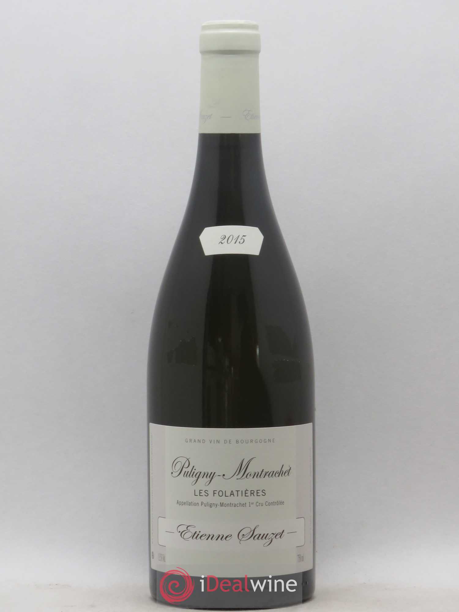 Puligny-Montrachet 1er Cru Les Folatières Etienne Sauzet 2015 - Lot de 1 bouteille - 0