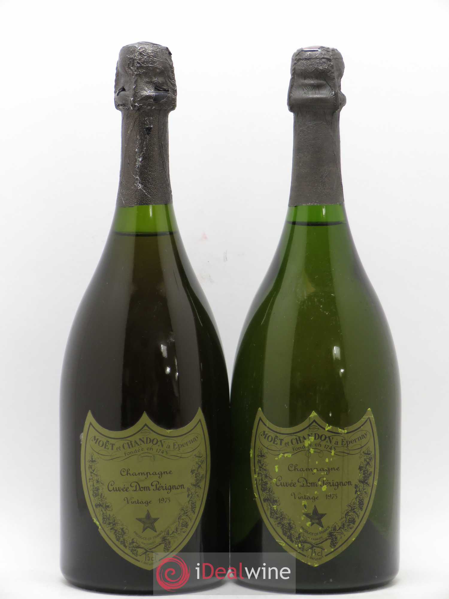 Brut Dom Pérignon 1975 - Lot de 2 bouteilles - 0