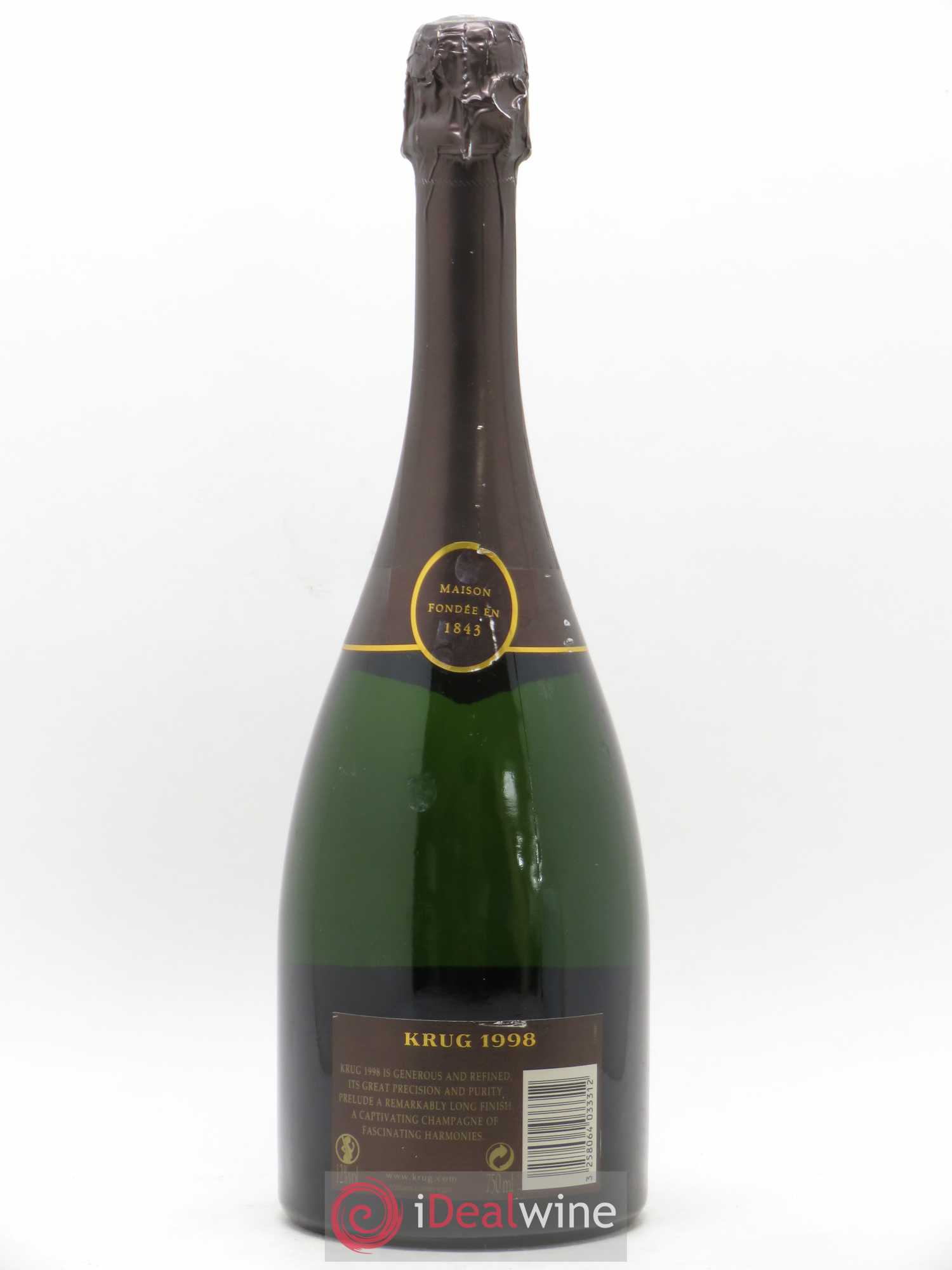 Vintage Krug 1998 - Lot de 1 bouteille - 1