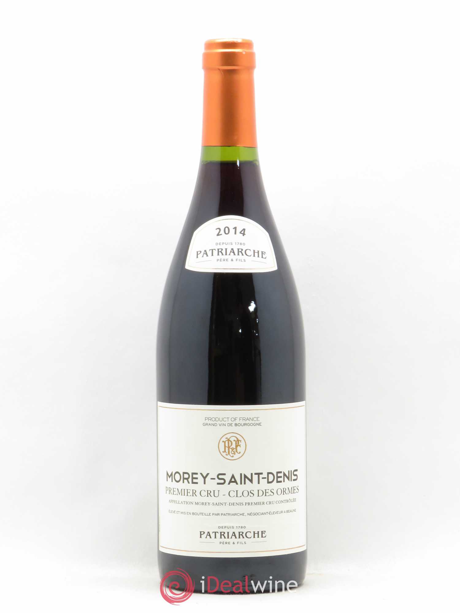 Morey-Saint-Denis 1er Cru Clos des Ormes Patriarche Père & Fils 2014 - Posten von 1 Flasche - 0