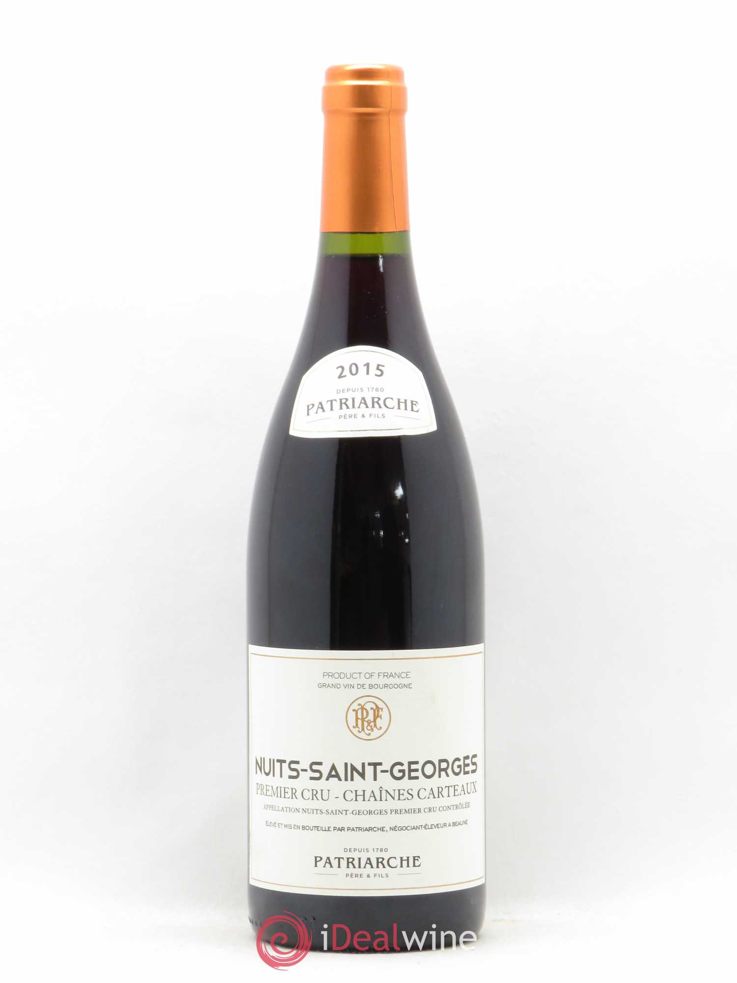 Nuits-Saint-Georges 1er Cru Chaînes Carteaux Patriarche Père & Fils 2015 - Posten von 1 Flasche - 0