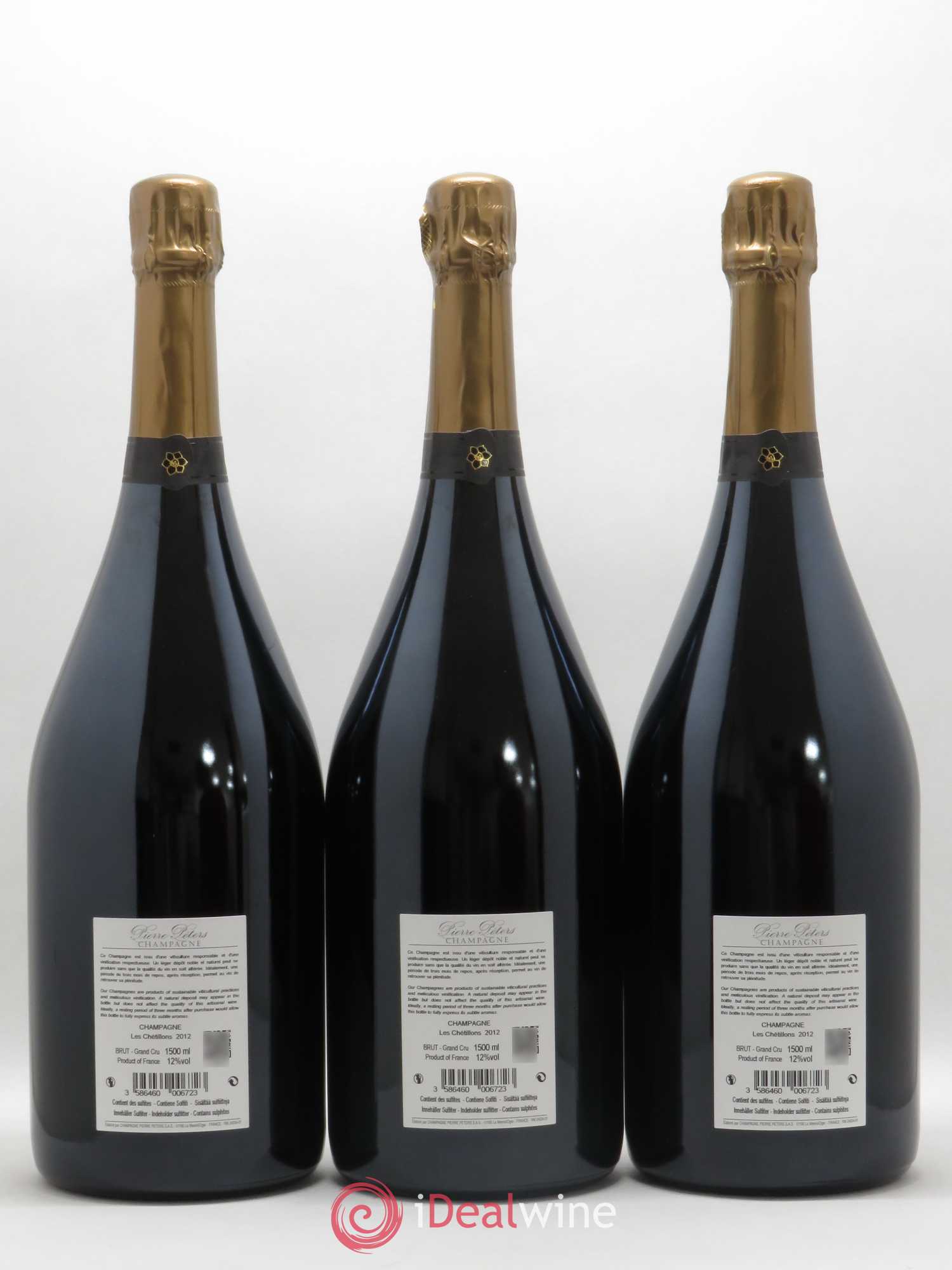 Cuvée Spéciale les Chétillons Blanc de Blancs Brut Pierre Péters 2012 - Lot de 3 magnums - 1