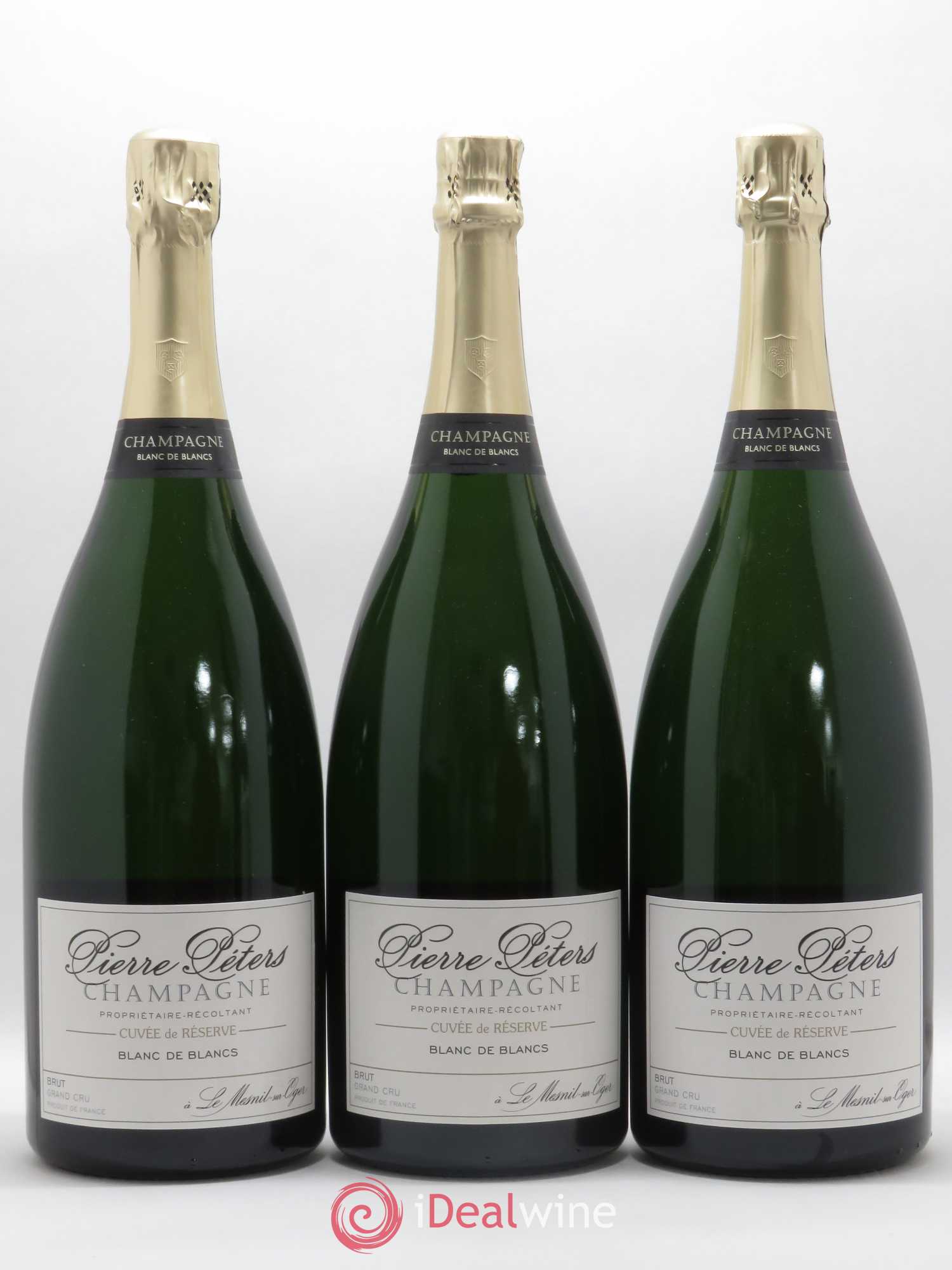 Blanc de Blancs Cuvée de Réserve Grand Cru Brut Pierre Péters - Lot de 3 magnums - 0