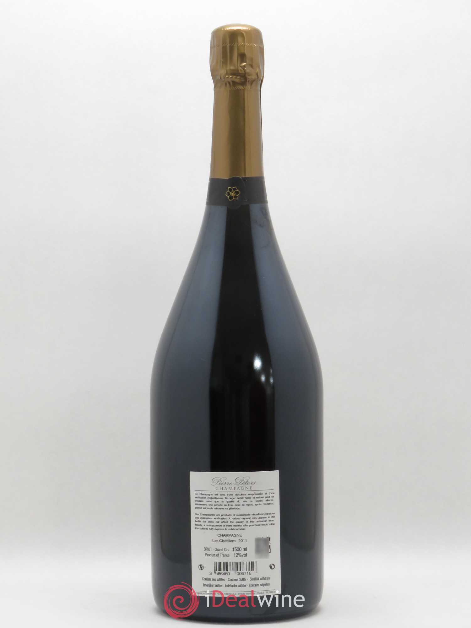 Cuvée Spéciale les Chétillons Blanc de Blancs Brut Pierre Péters 2011 - Lot de 1 magnum - 1