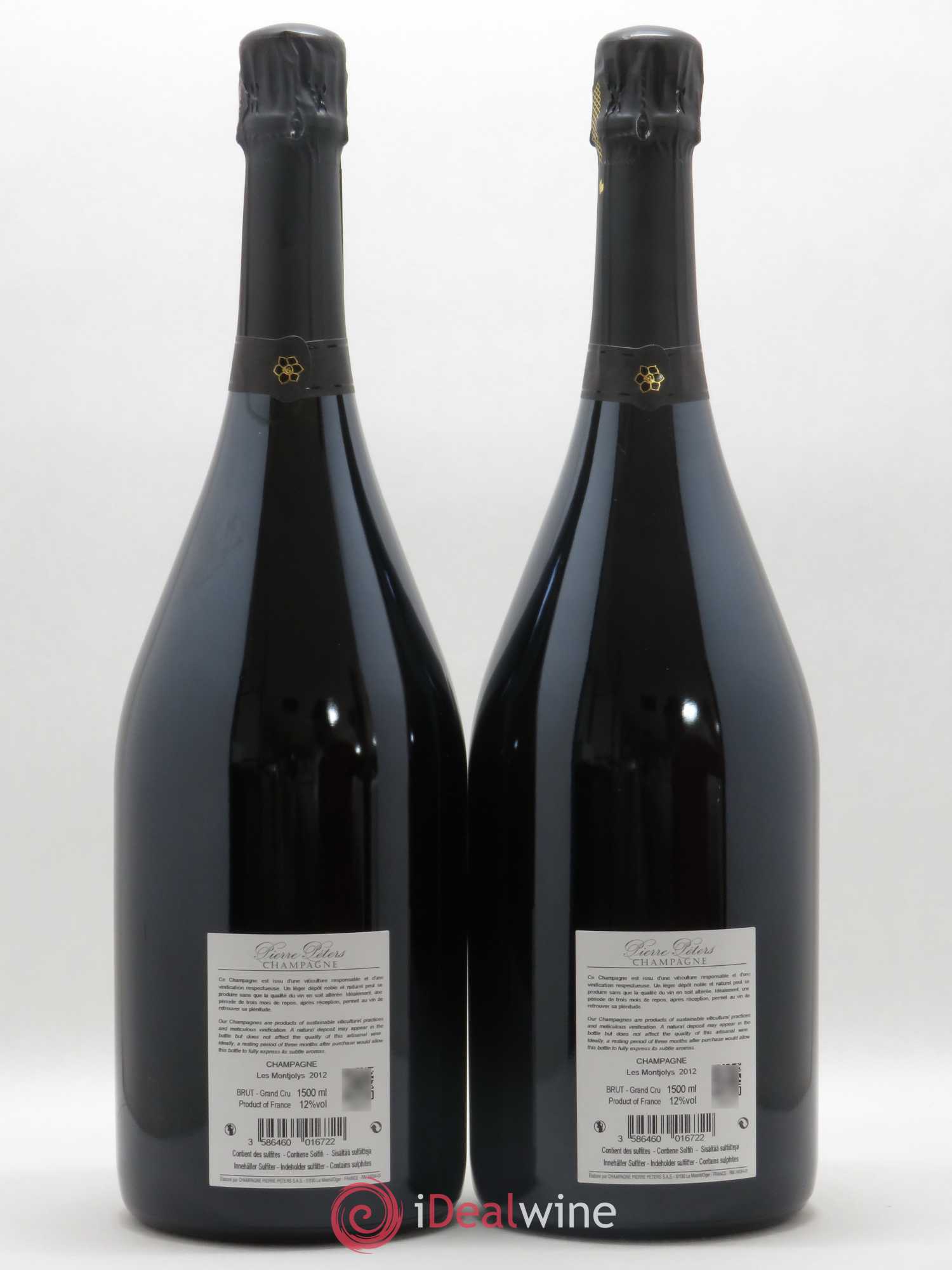Les Montjolys Brut Blanc de Blancs Cuvée Spéciale Pierre Péters 2012 - Lot de 2 magnums - 1