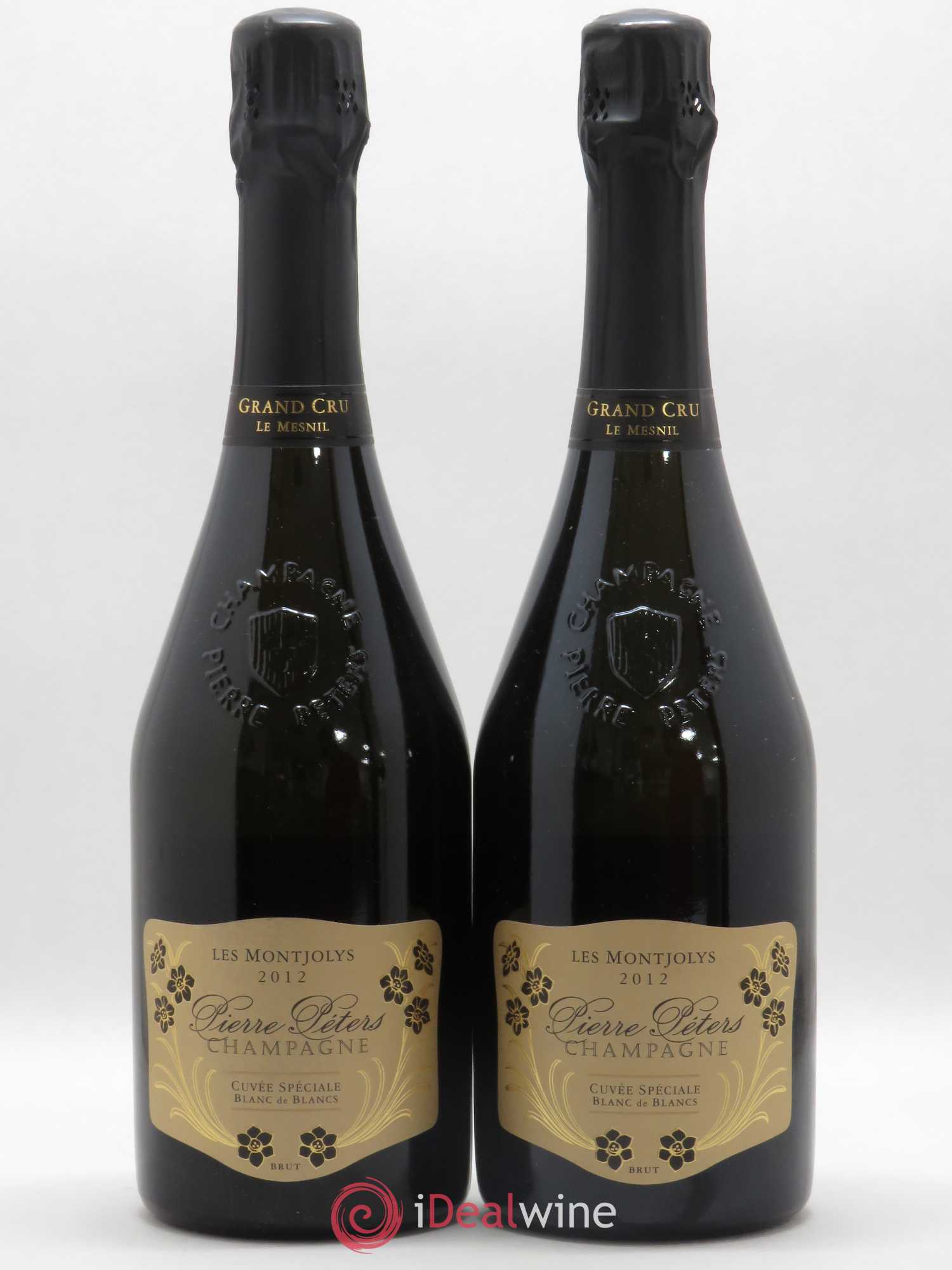 Les Montjolys Brut Blanc de Blancs Cuvée Spéciale Pierre Péters 2012 - Lot de 2 bouteilles - 0