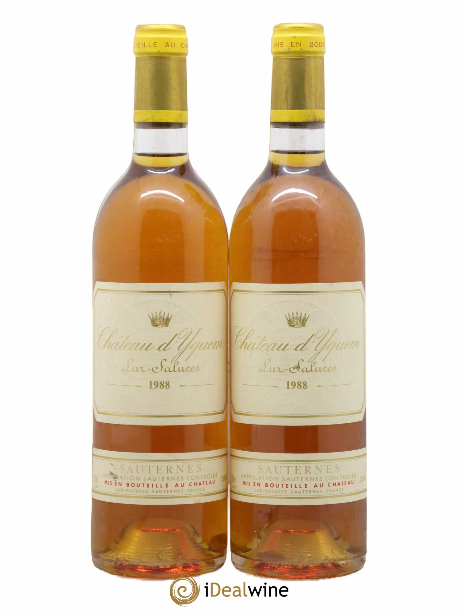 Château d' Yquem 1er Cru Classé Supérieur 1988 - Lotto di 2 bottiglie - 0