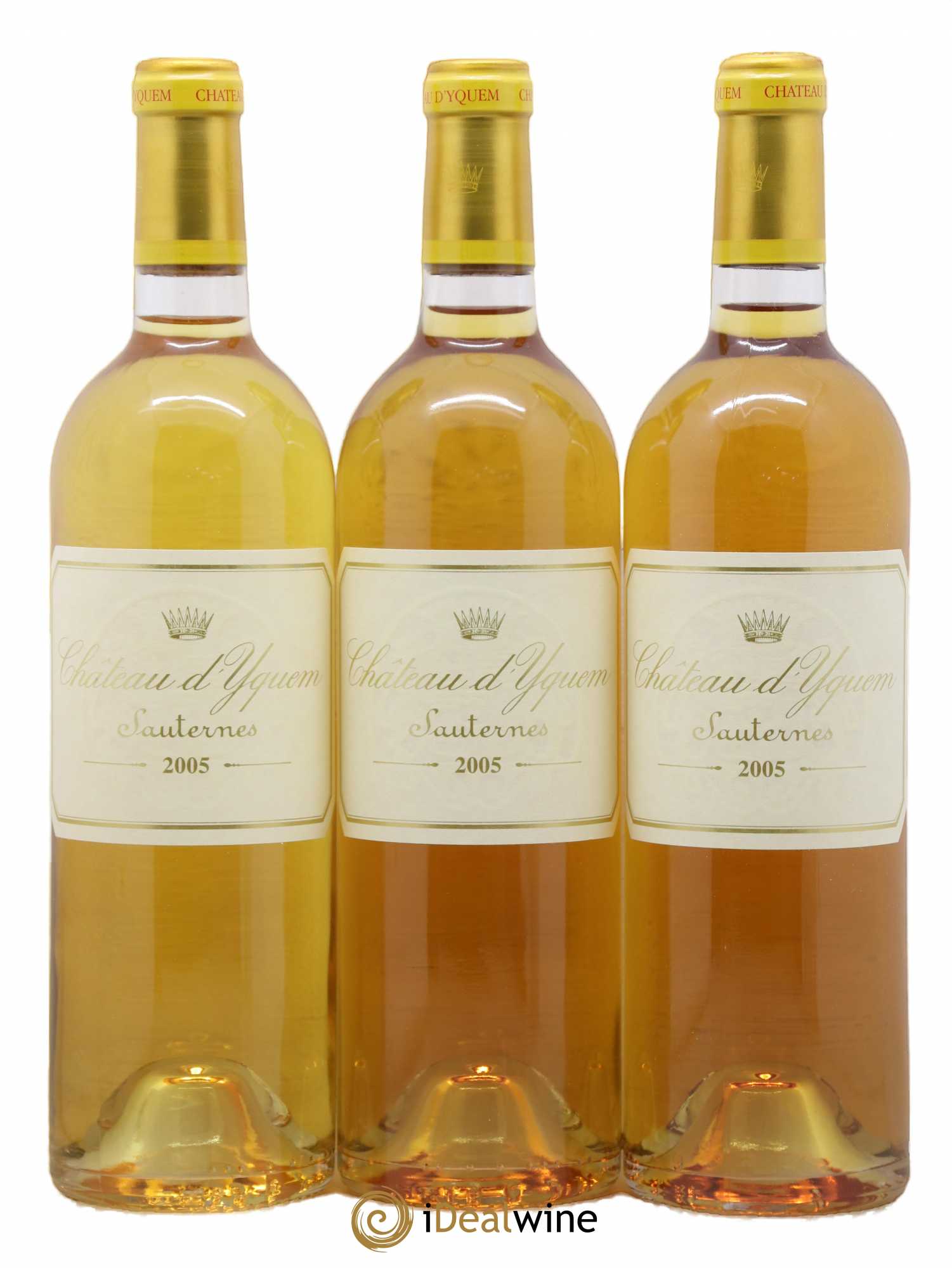 Château d' Yquem 1er Cru Classé Supérieur 2005 - Lotto di 3 bottiglie - 0