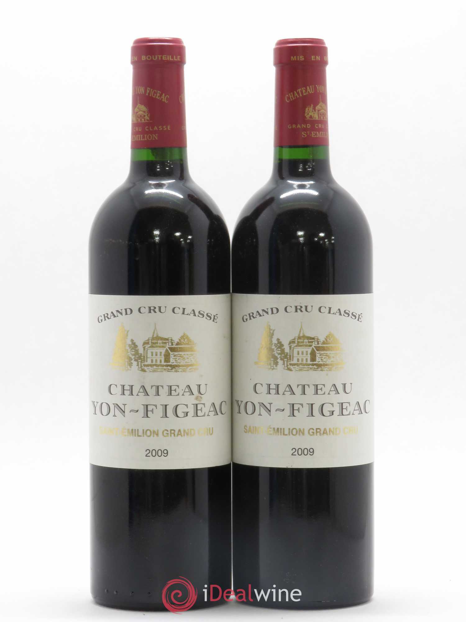 Château Yon Figeac Grand Cru Classé 2009 - Lot de 2 bouteilles - 0