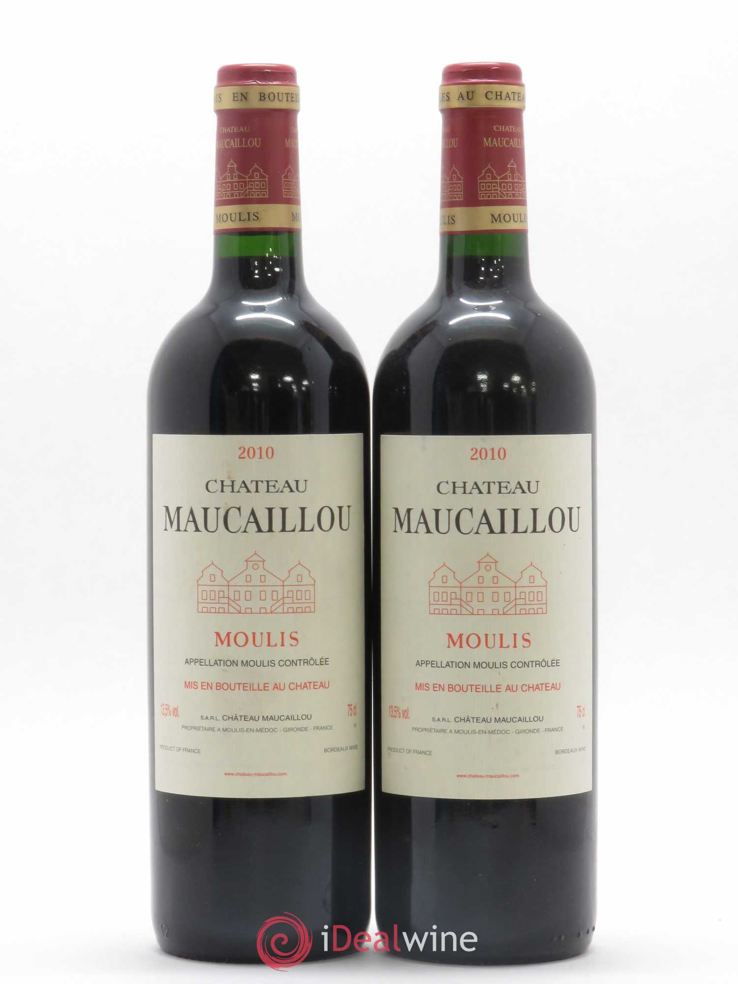 Château Maucaillou 2010 - Lot de 2 bouteilles - 0