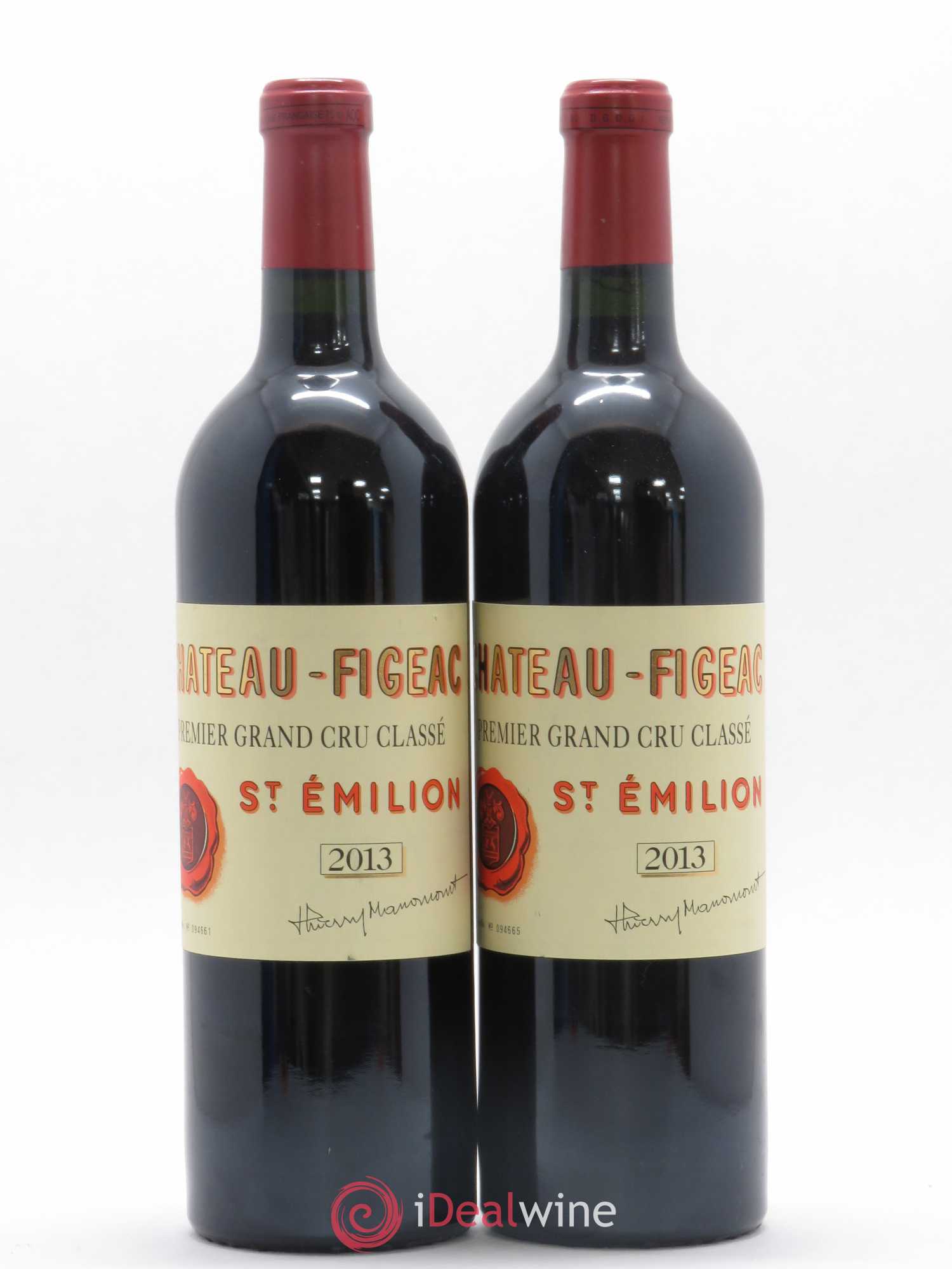Château Figeac 1er Grand Cru Classé A 2013 - Lot de 2 bouteilles - 0