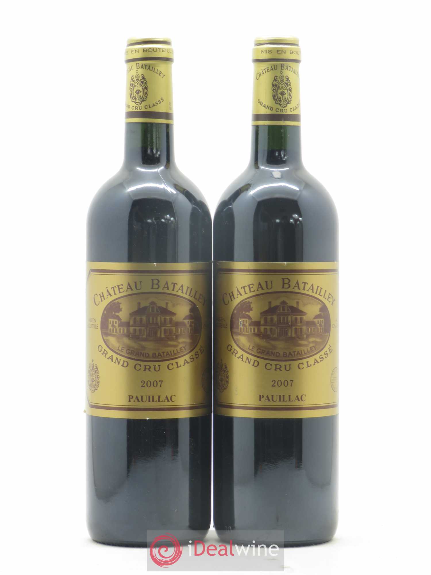 Château Batailley 5ème Grand Cru Classé 2007 - Lot de 2 bouteilles - 0