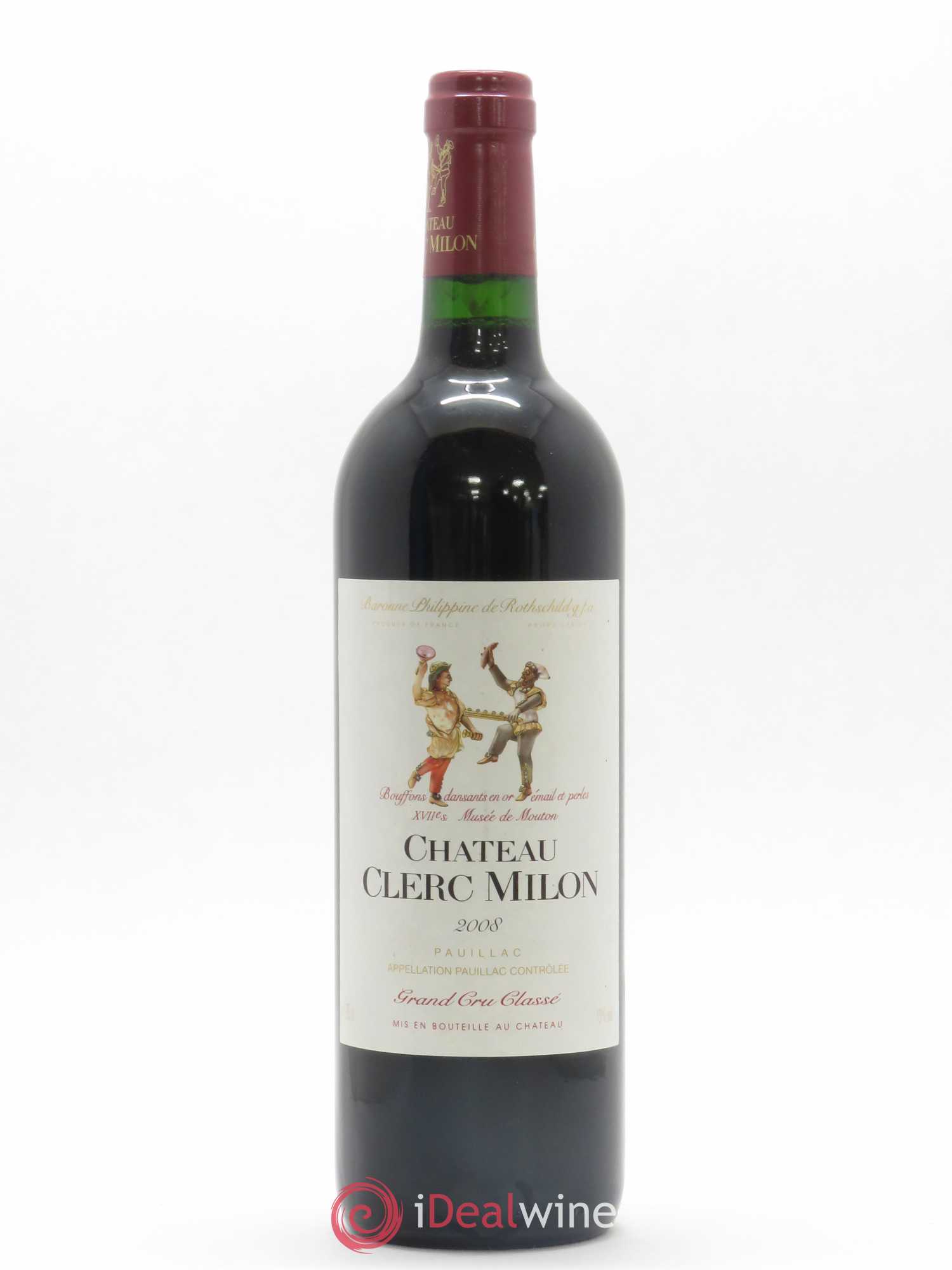 Château Clerc Milon 5ème Grand Cru Classé 2008 - Lot de 1 bouteille - 0