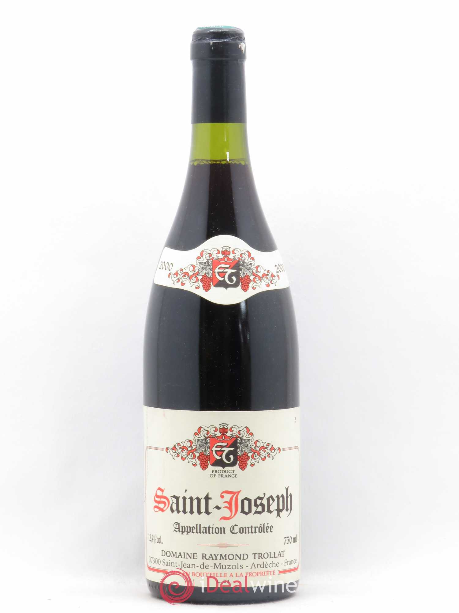 Saint-Joseph Raymond Trollat 2000 - Lot de 1 bouteille - 0
