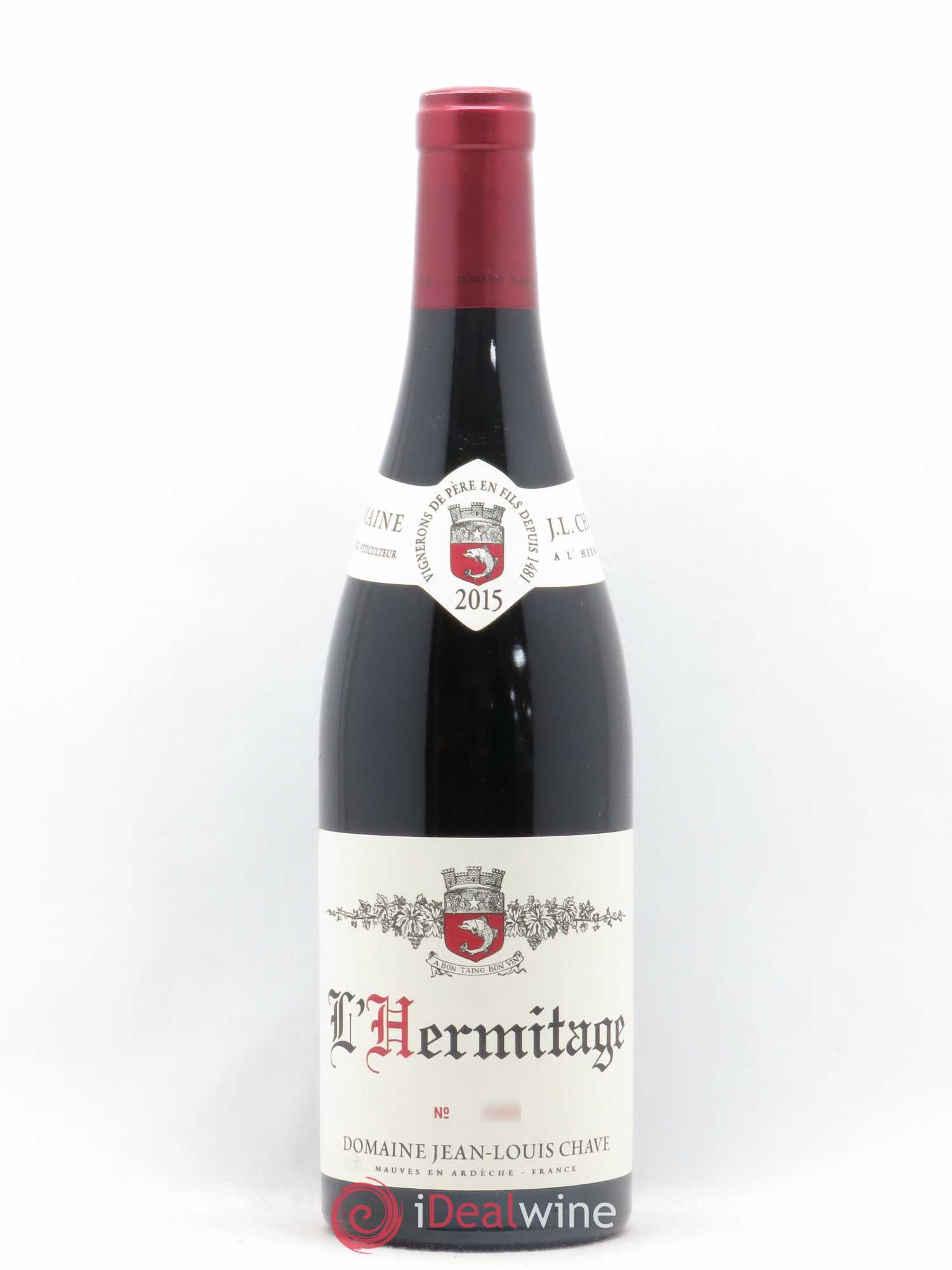 Hermitage Jean-Louis Chave 2015 - Lot de 1 bouteille - 0