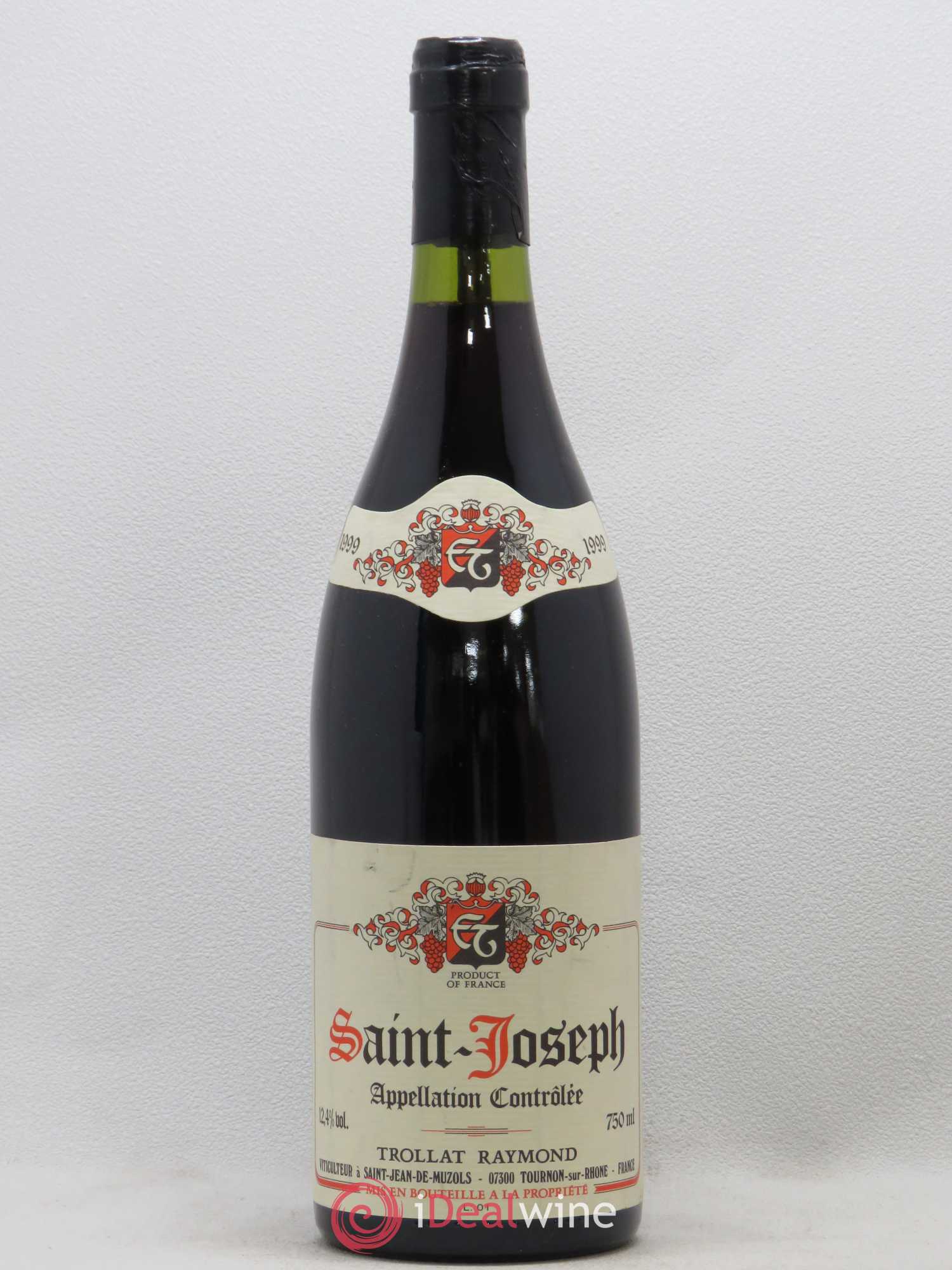 Saint-Joseph Raymond Trollat 1999 - Lot de 1 bouteille - 0