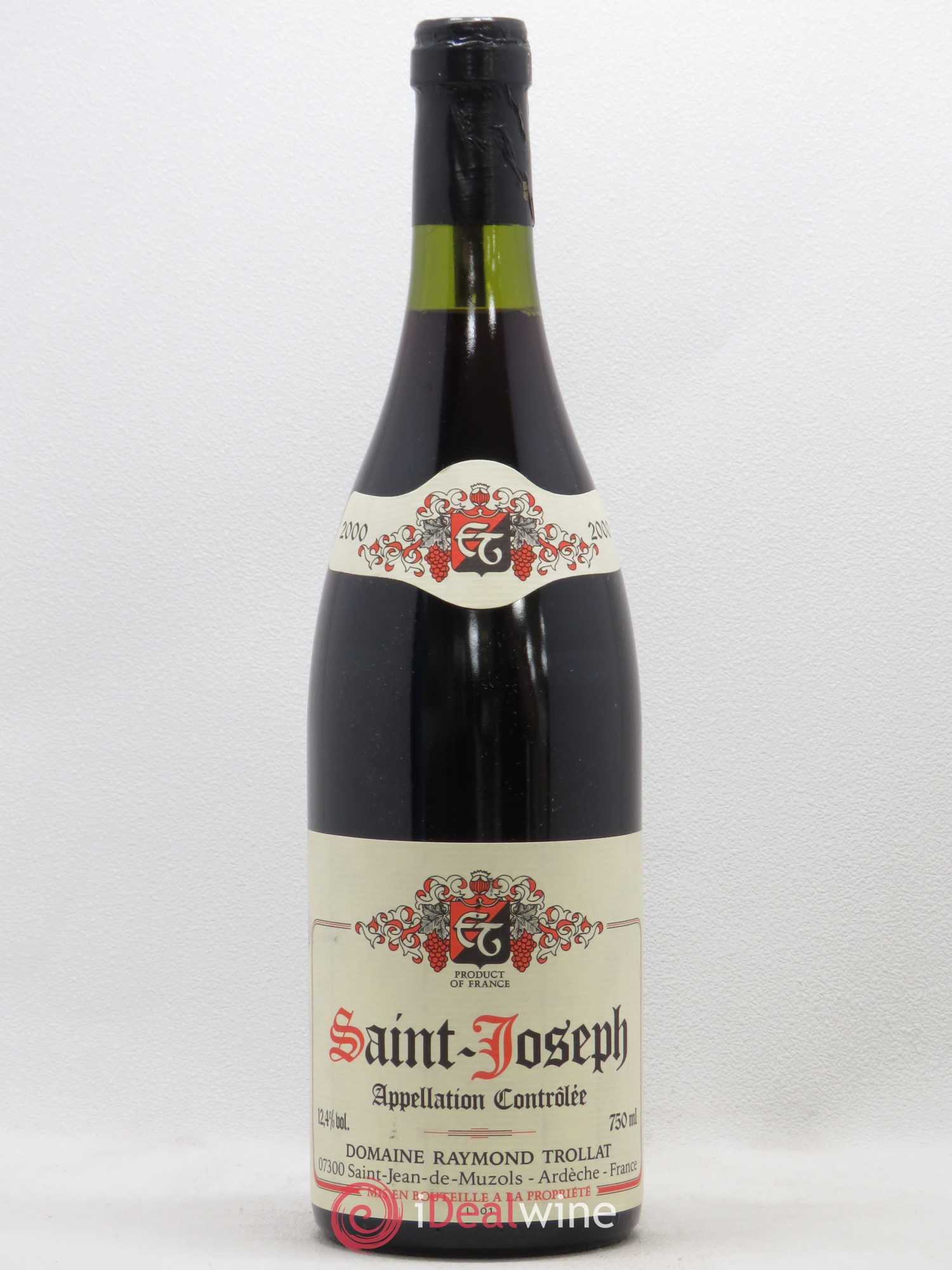 Saint-Joseph Raymond Trollat 2000 - Lot de 1 bouteille - 0