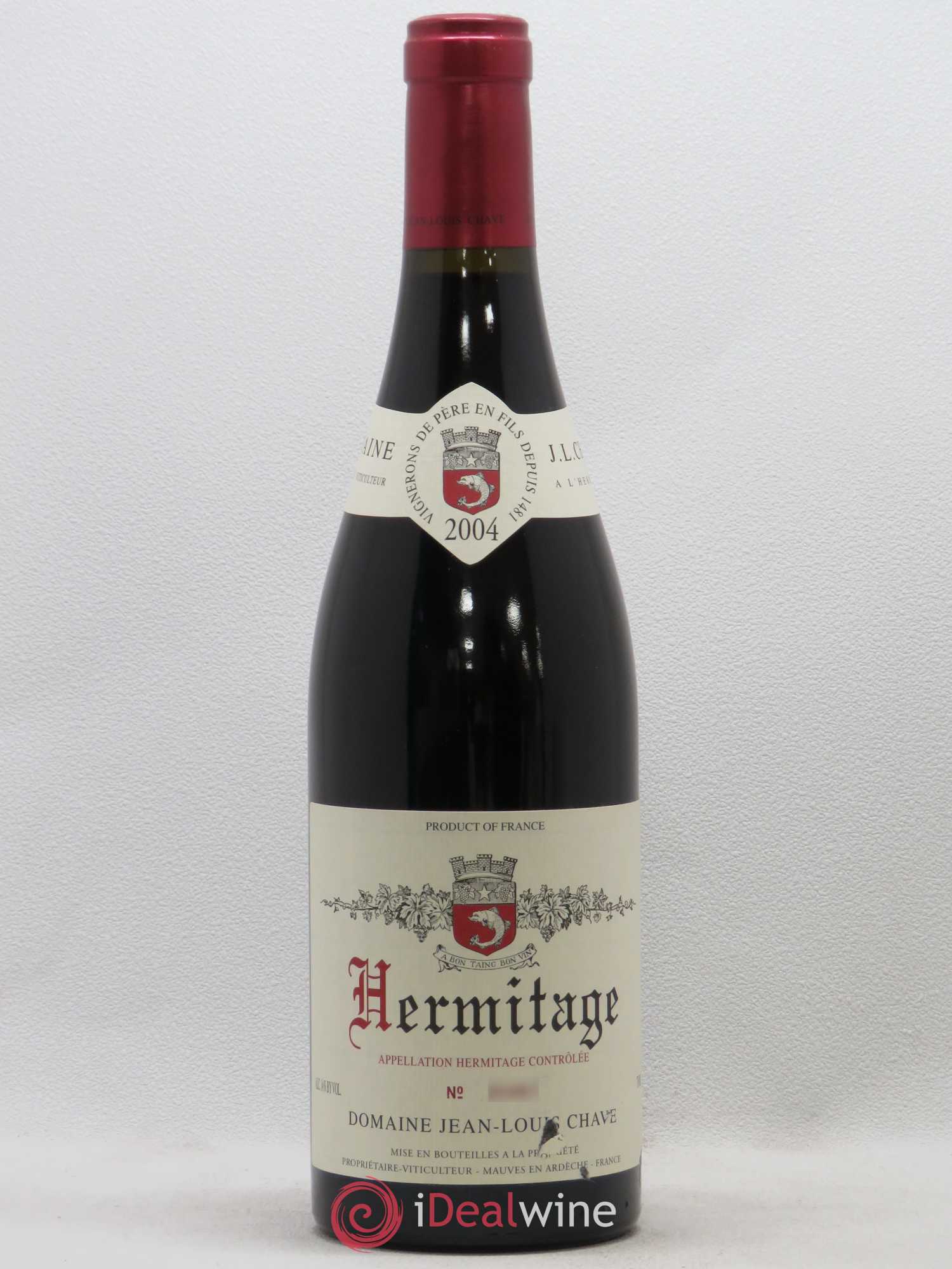 Hermitage Jean-Louis Chave 2004 - Lot de 1 bouteille - 0