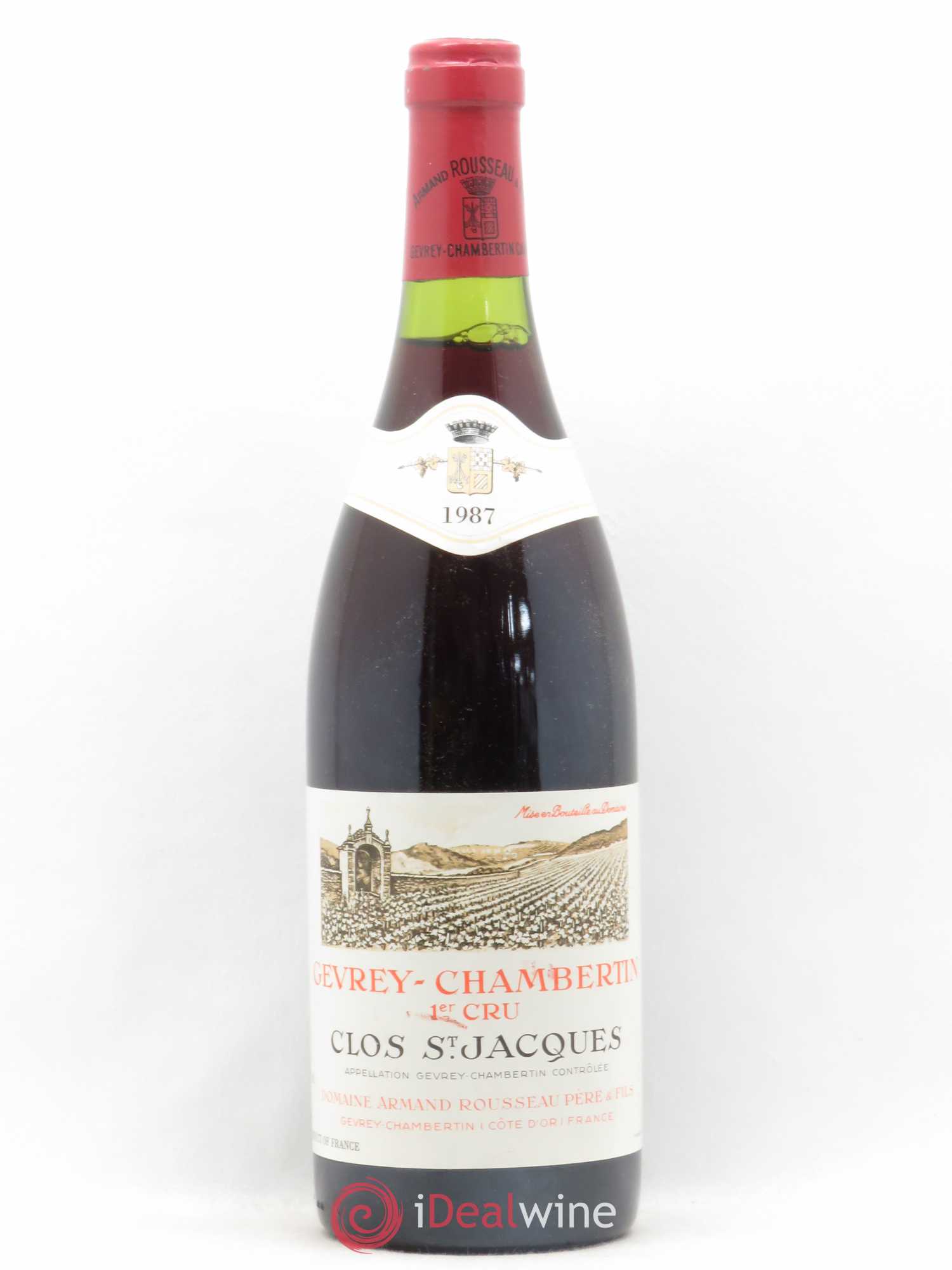 Gevrey-Chambertin 1er Cru Clos Saint-Jacques Armand Rousseau (Domaine) 1987 - Lot de 1 bouteille - 0