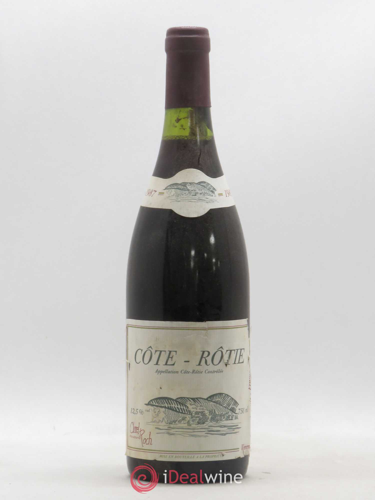 Côte-Rôtie Clusel-Roch 1987 - Posten von 1 Flasche - 0