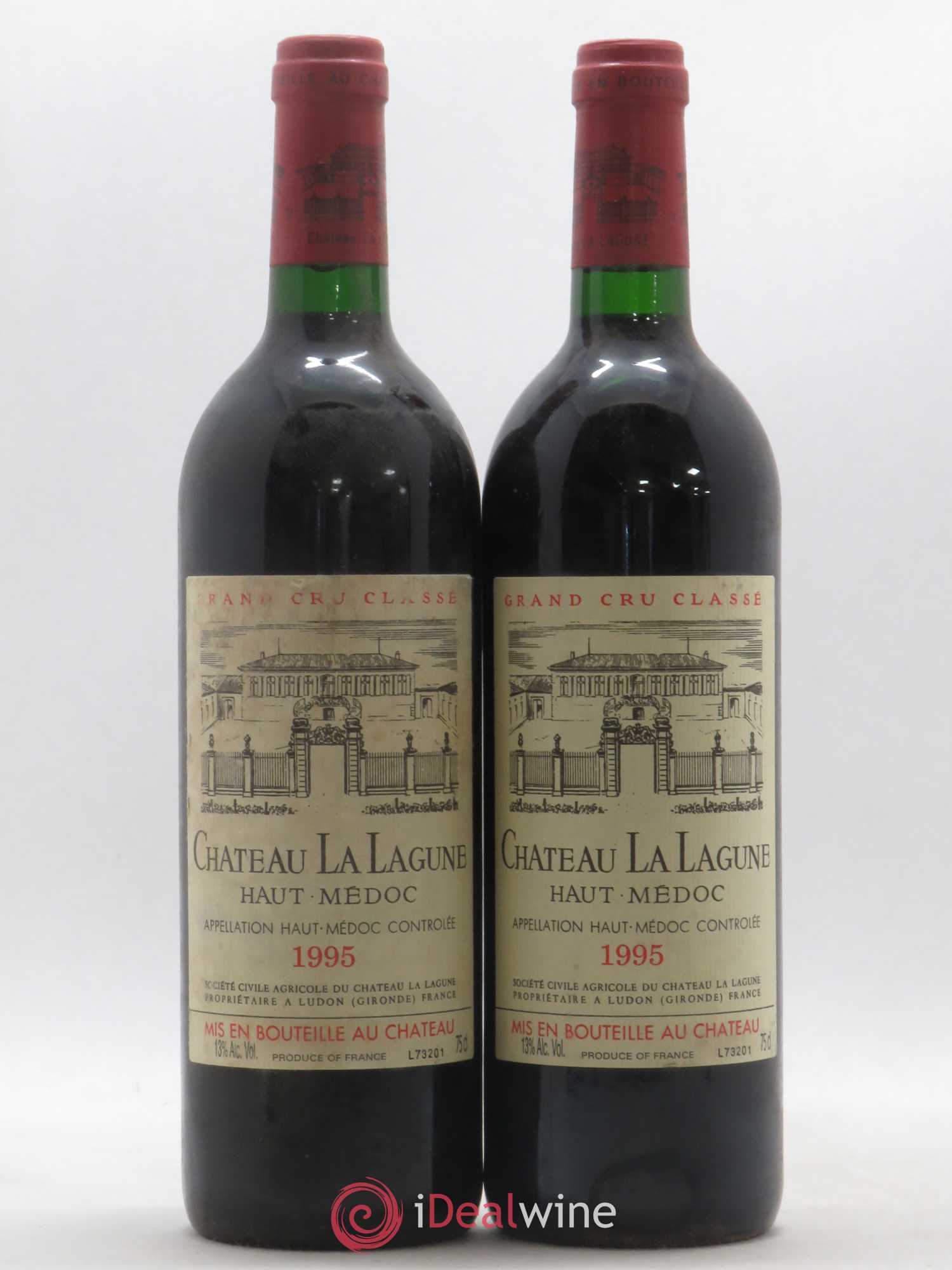 Château la Lagune 3ème Grand Cru Classé 1995 - Lot de 2 bouteilles - 0