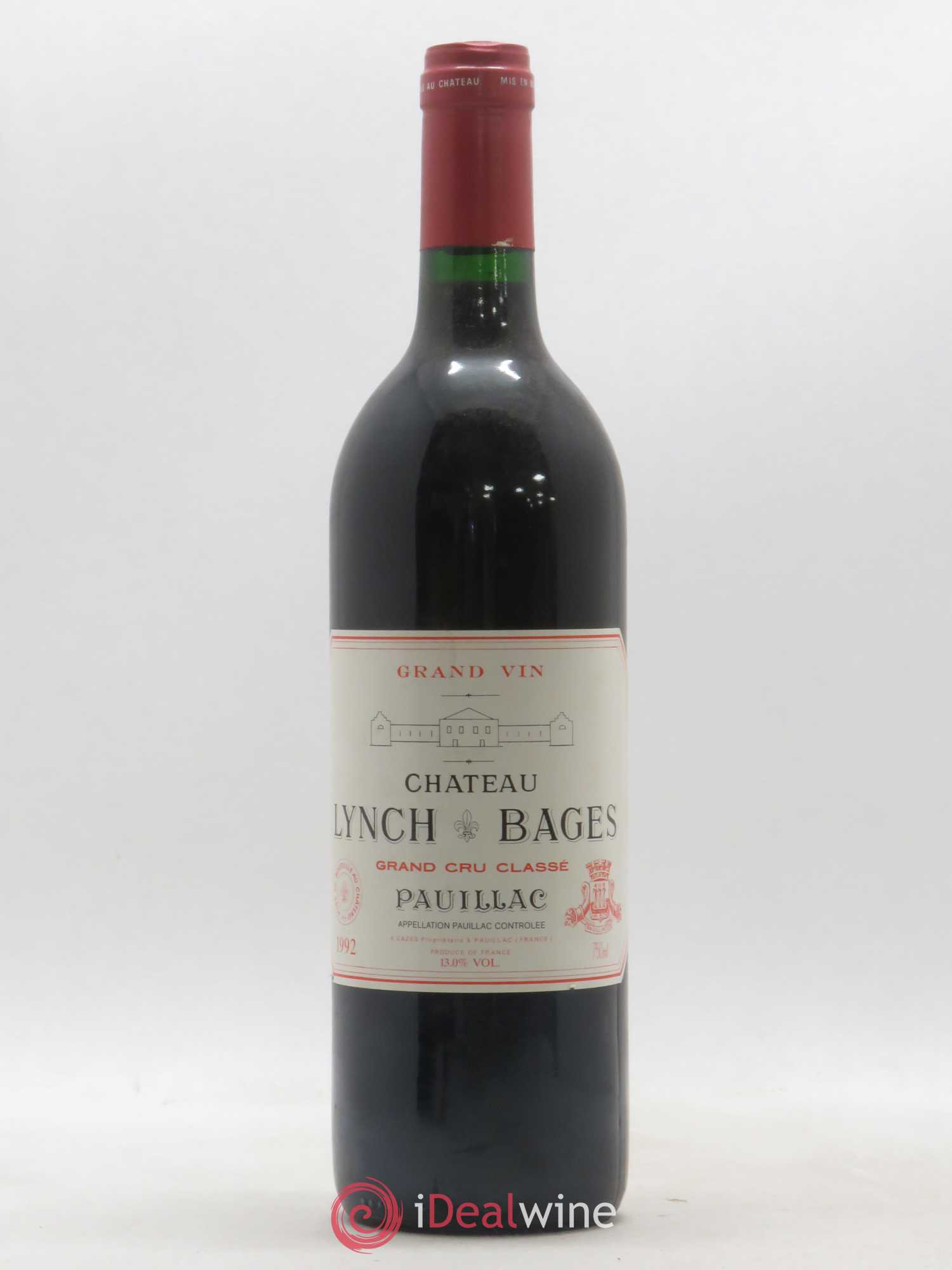 Château Lynch Bages 5ème Grand Cru Classé 1992 - Lot de 1 bouteille - 0
