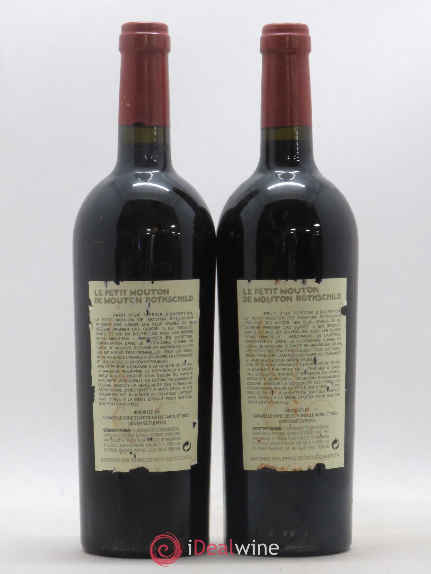 Petit Mouton Second Vin 2000 - Lot de 2 bouteilles - 1