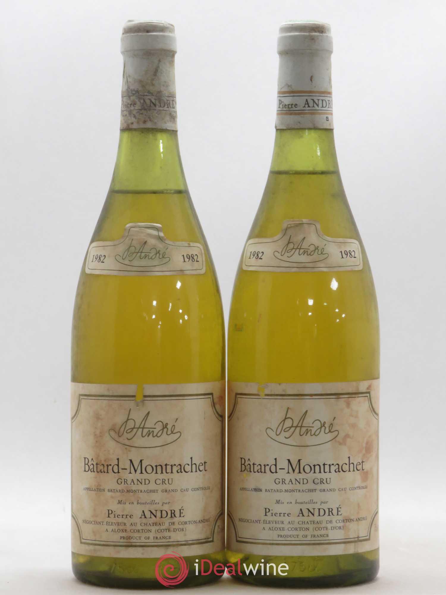 Bâtard-Montrachet Grand Cru Pierre André 1982 - Lot de 2 bouteilles - 0
