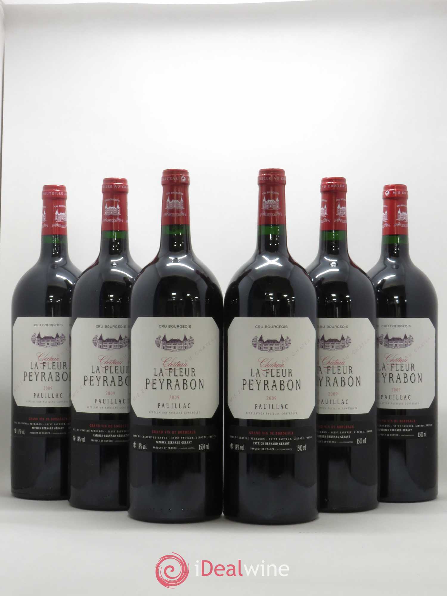 Château La Fleur Peyrabon Cru Bourgeois 2009 - Lot de 6 magnums - 0