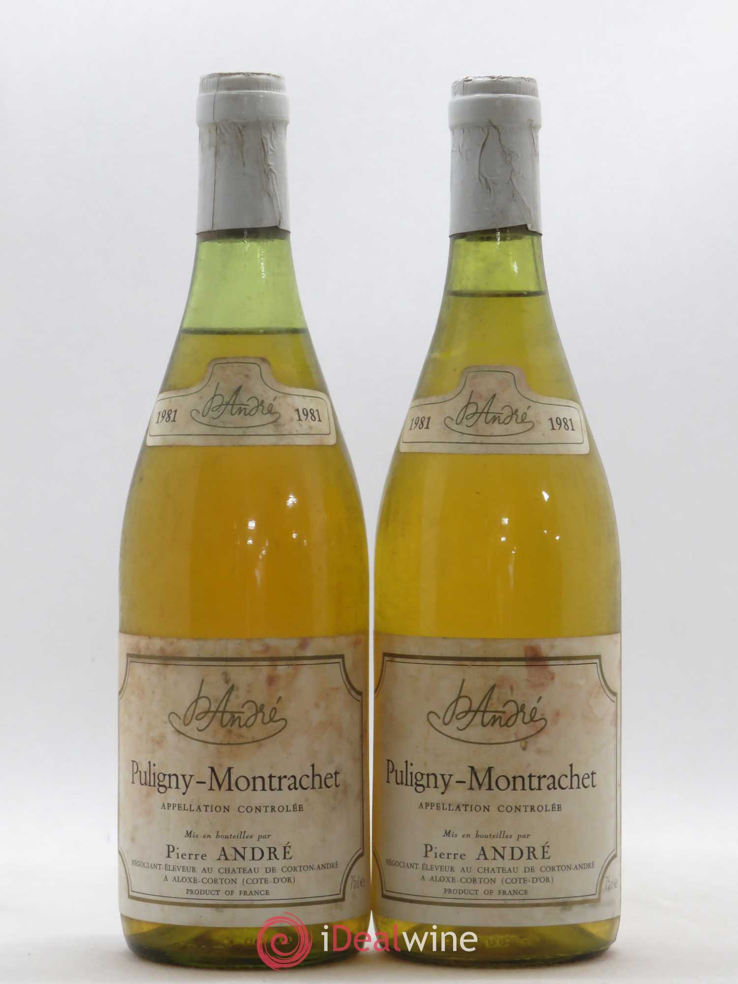 Puligny-Montrachet Pierre André 1981 - Lot de 2 bouteilles - 0