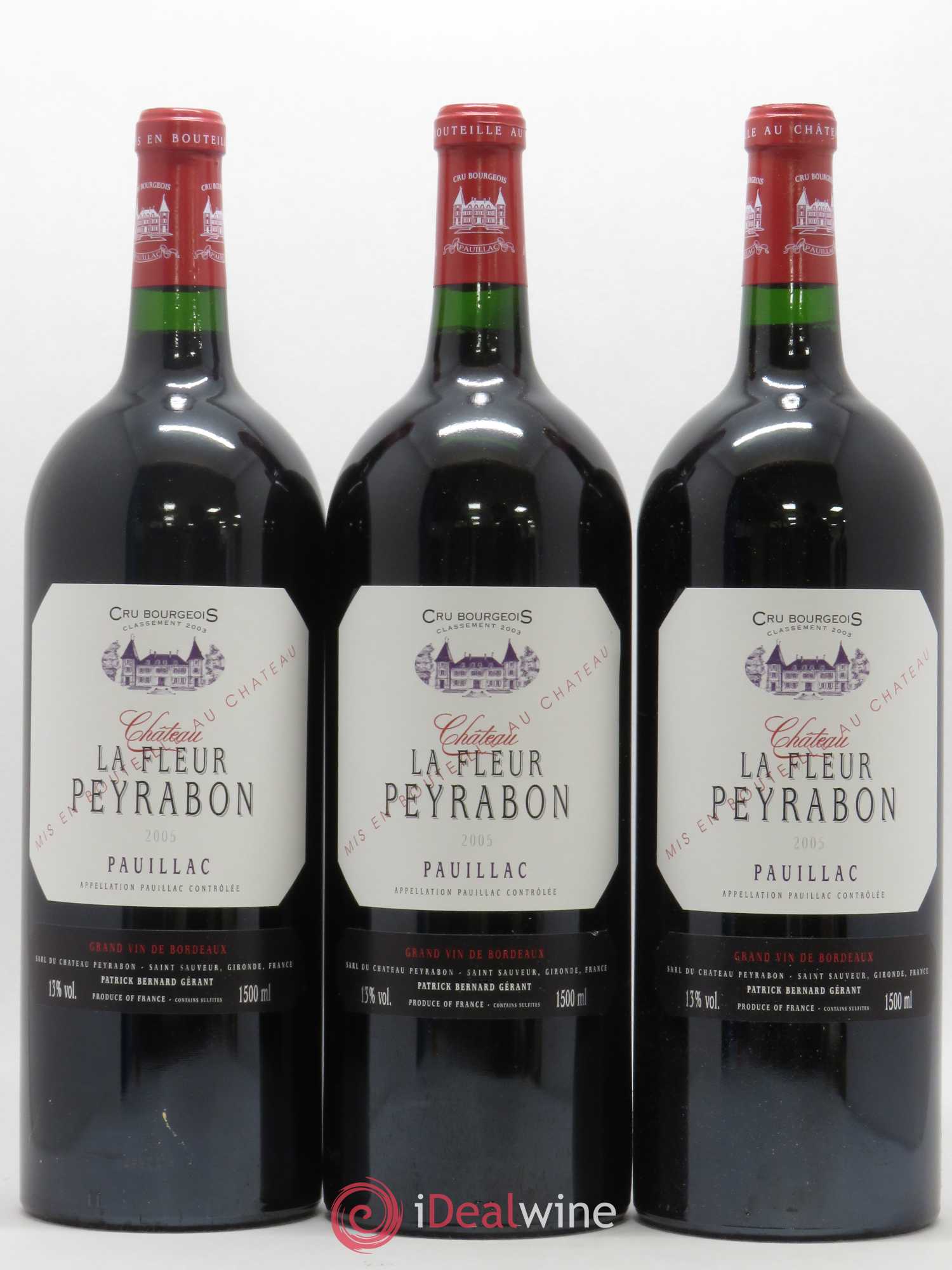 Château La Fleur Peyrabon Cru Bourgeois 2005 - Lot de 6 magnums - 1