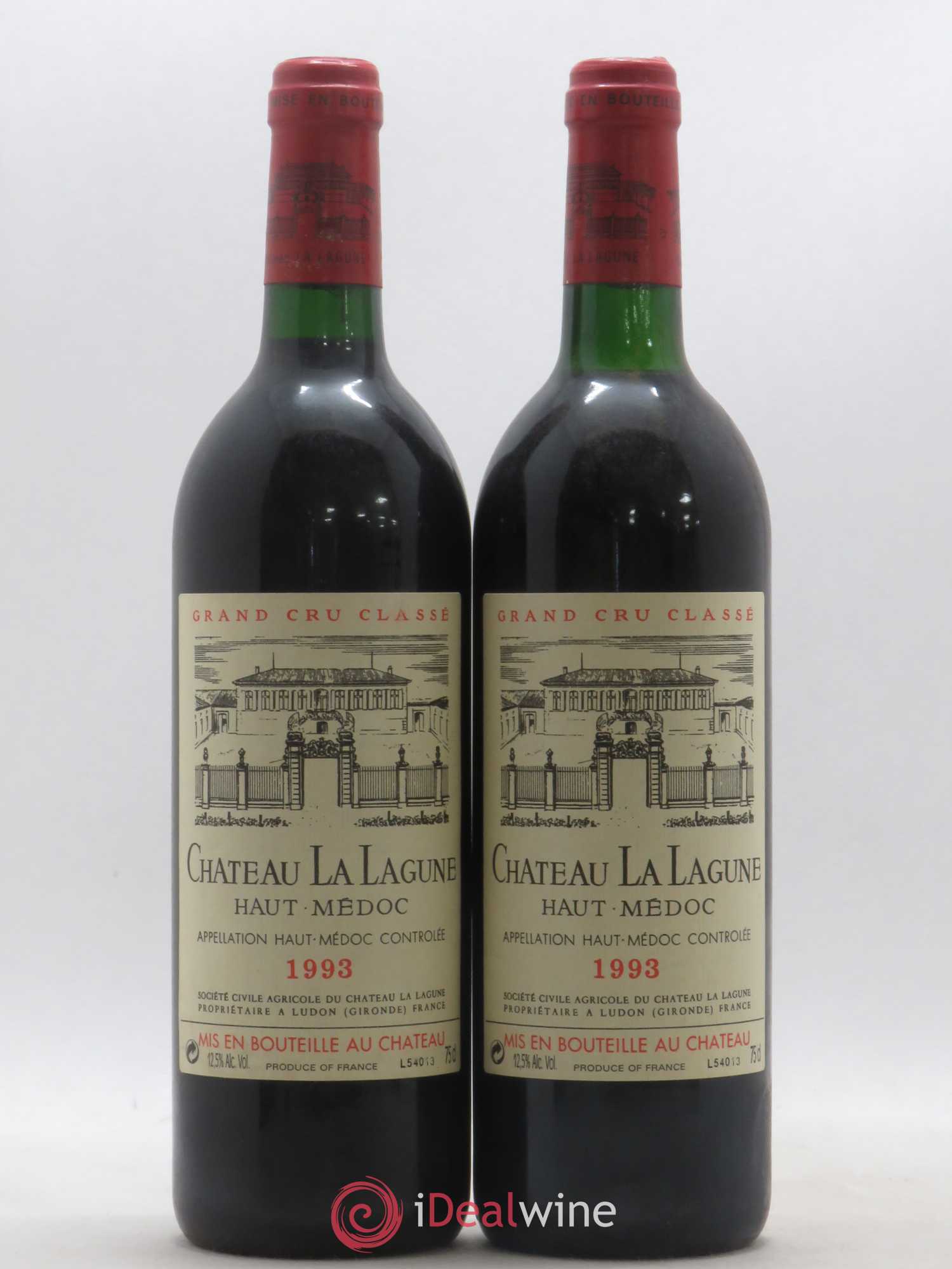 Château la Lagune 3ème Grand Cru Classé 1993 - Lot de 2 bouteilles - 0