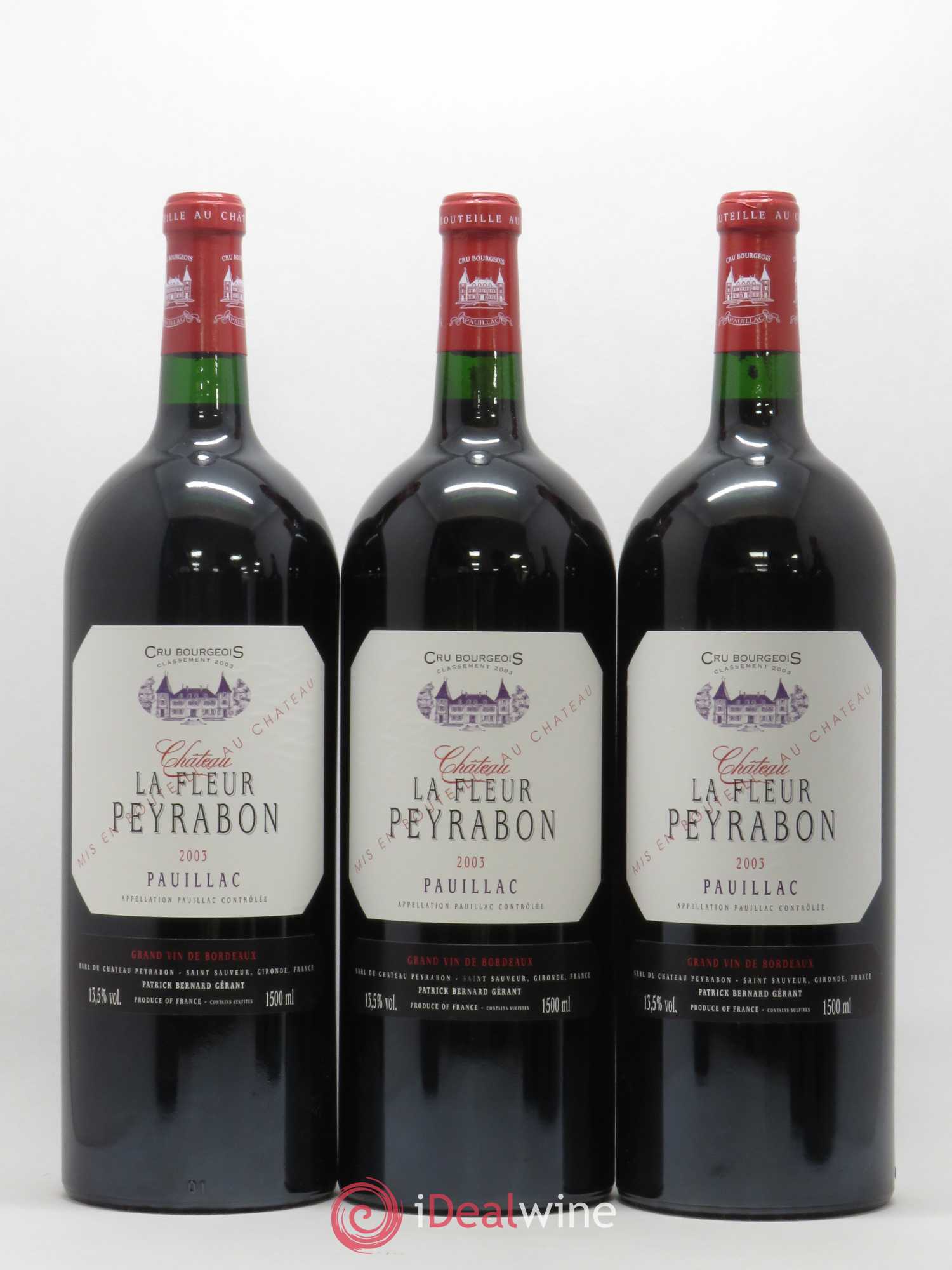 Château La Fleur Peyrabon Cru Bourgeois 2003 - Lot de 6 magnums - 2
