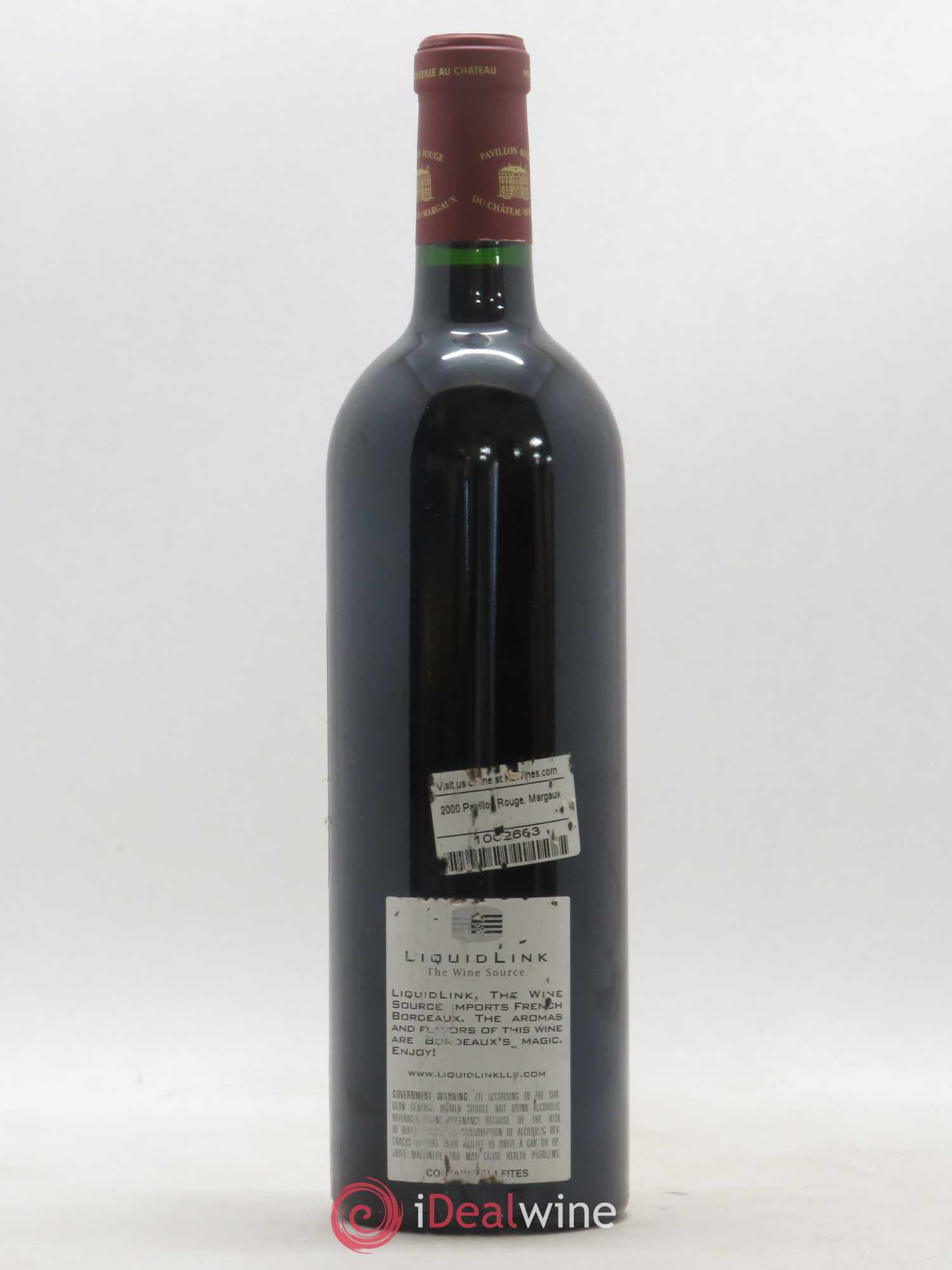 Pavillon Rouge du Château Margaux Second Vin 2000 - Lot de 1 bouteille - 1