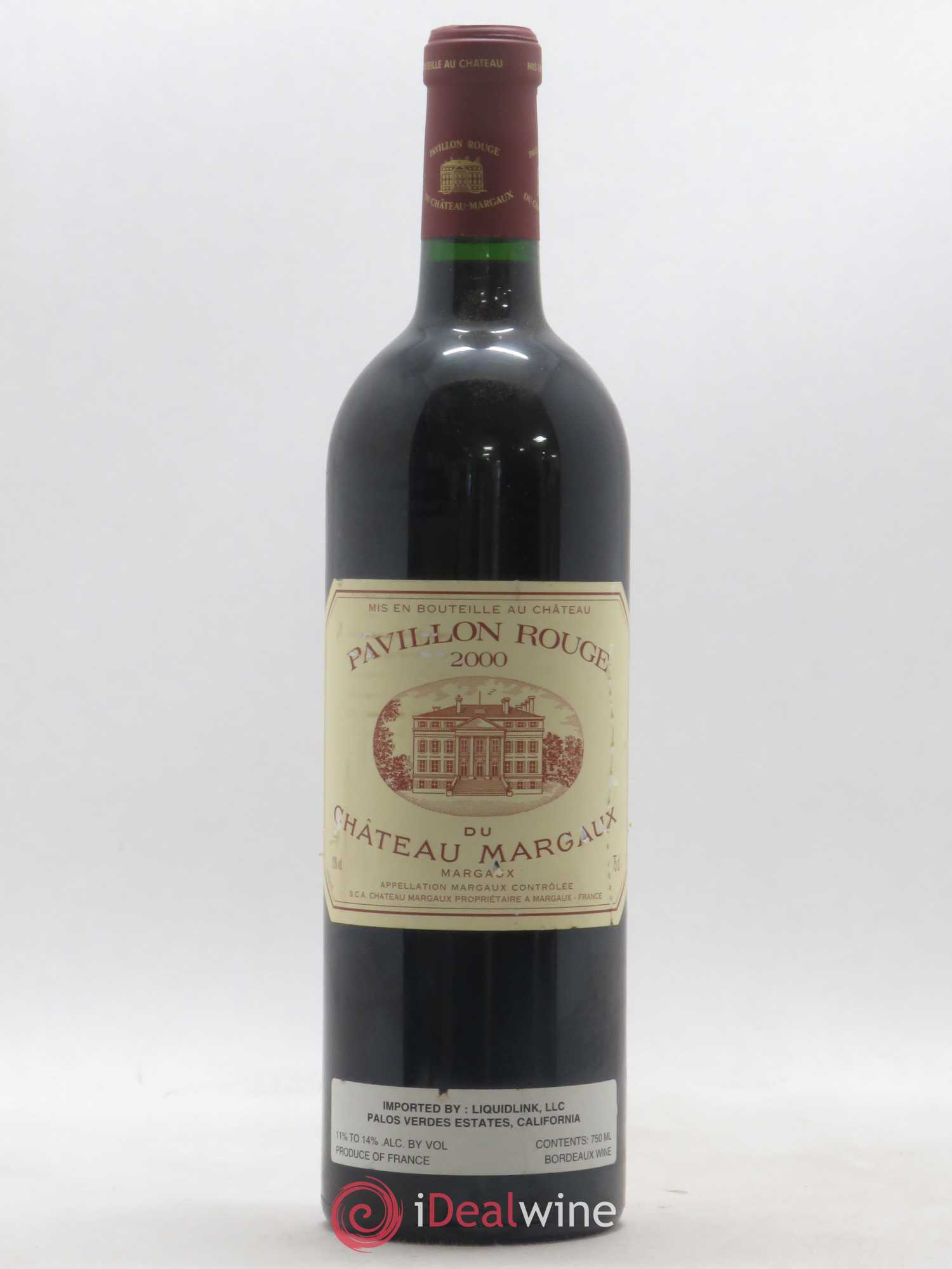 Pavillon Rouge du Château Margaux Second Vin 2000 - Lot de 1 bouteille - 0