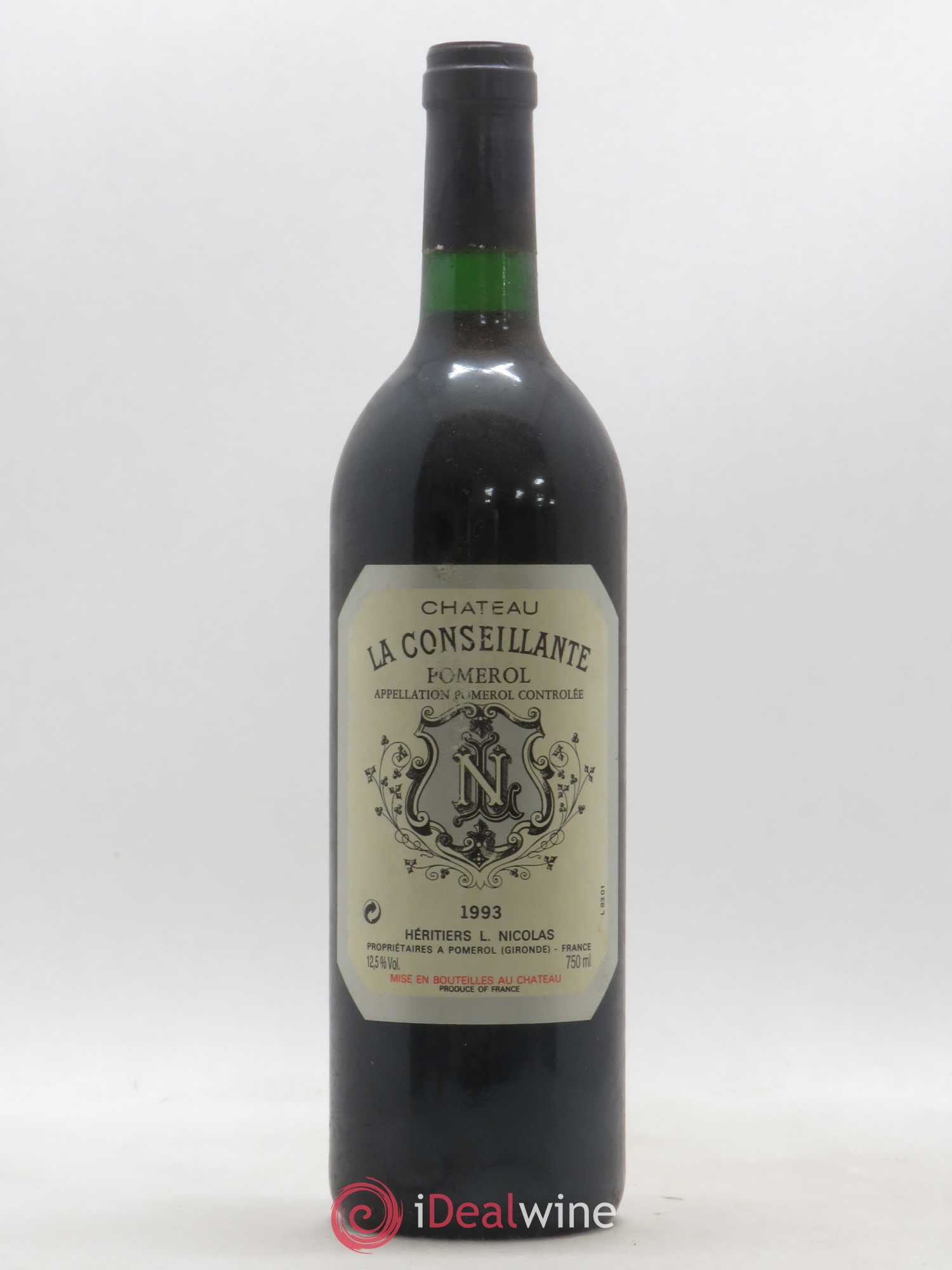 Château la Conseillante 1993 - Lot de 1 bouteille - 0