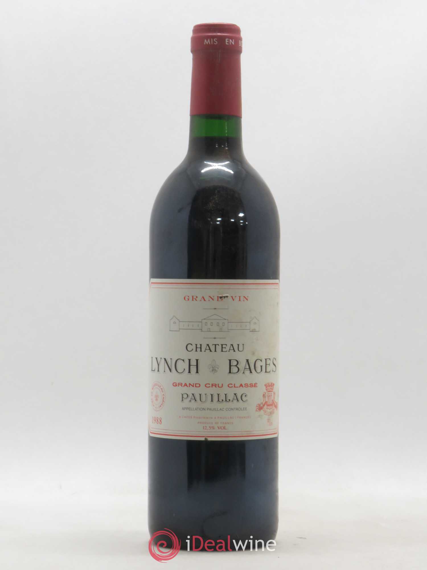 Château Lynch Bages 5ème Grand Cru Classé 1988 - Lot de 1 bouteille - 0