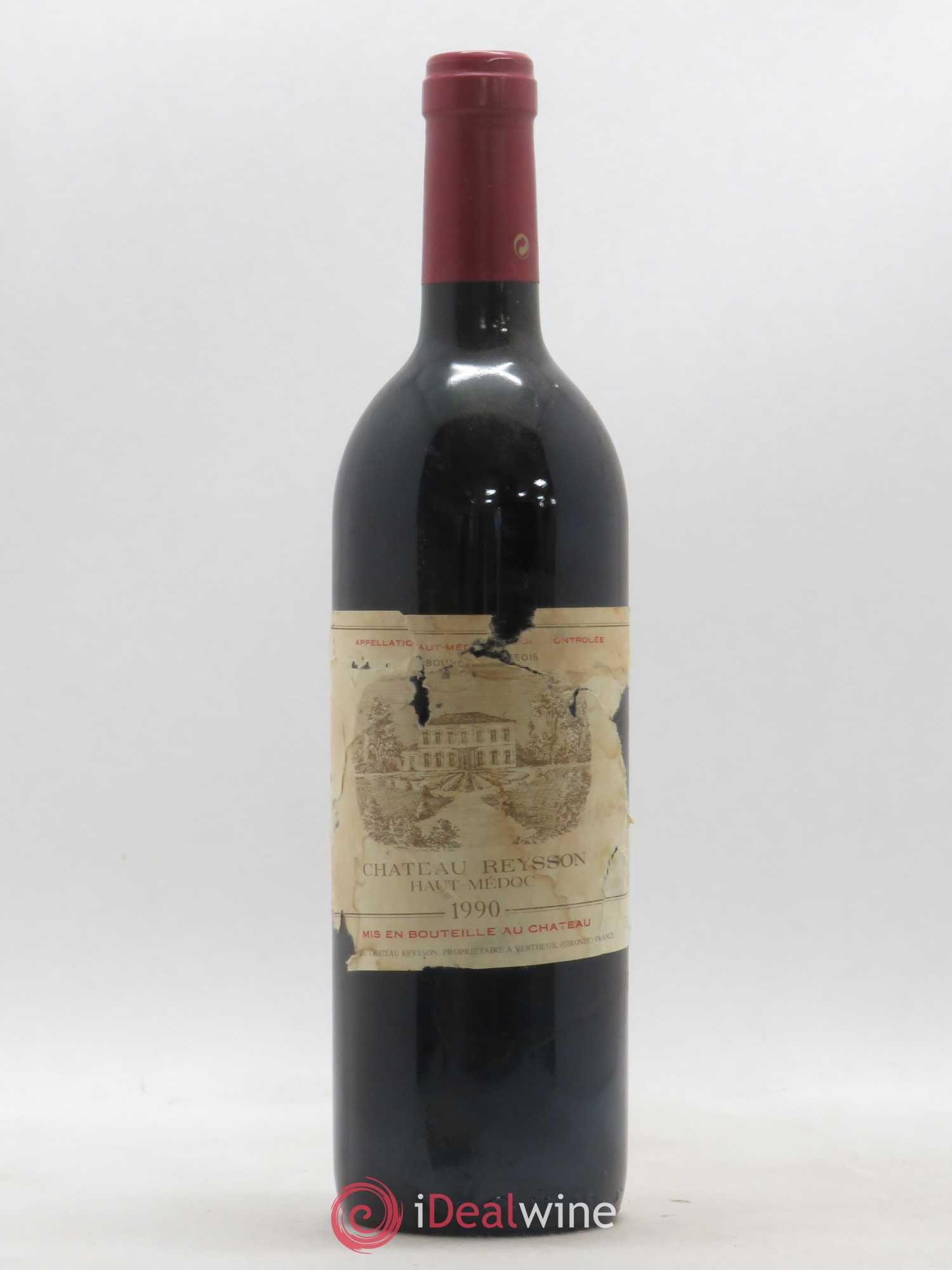 Château Reysson Cru Bourgeois 1990 - Lot de 1 bouteille - 0