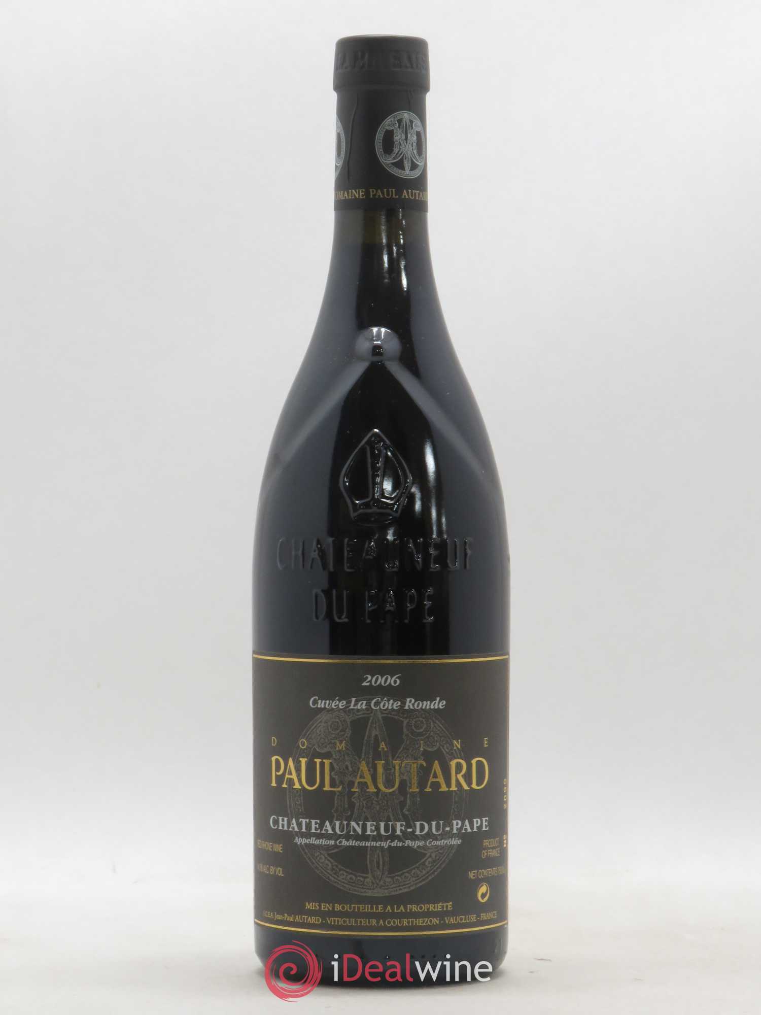 Châteauneuf-du-Pape Domaine Paul Autard La Côte Ronde Jean-Paul Autard 2006 - Lot de 1 bouteille - 0