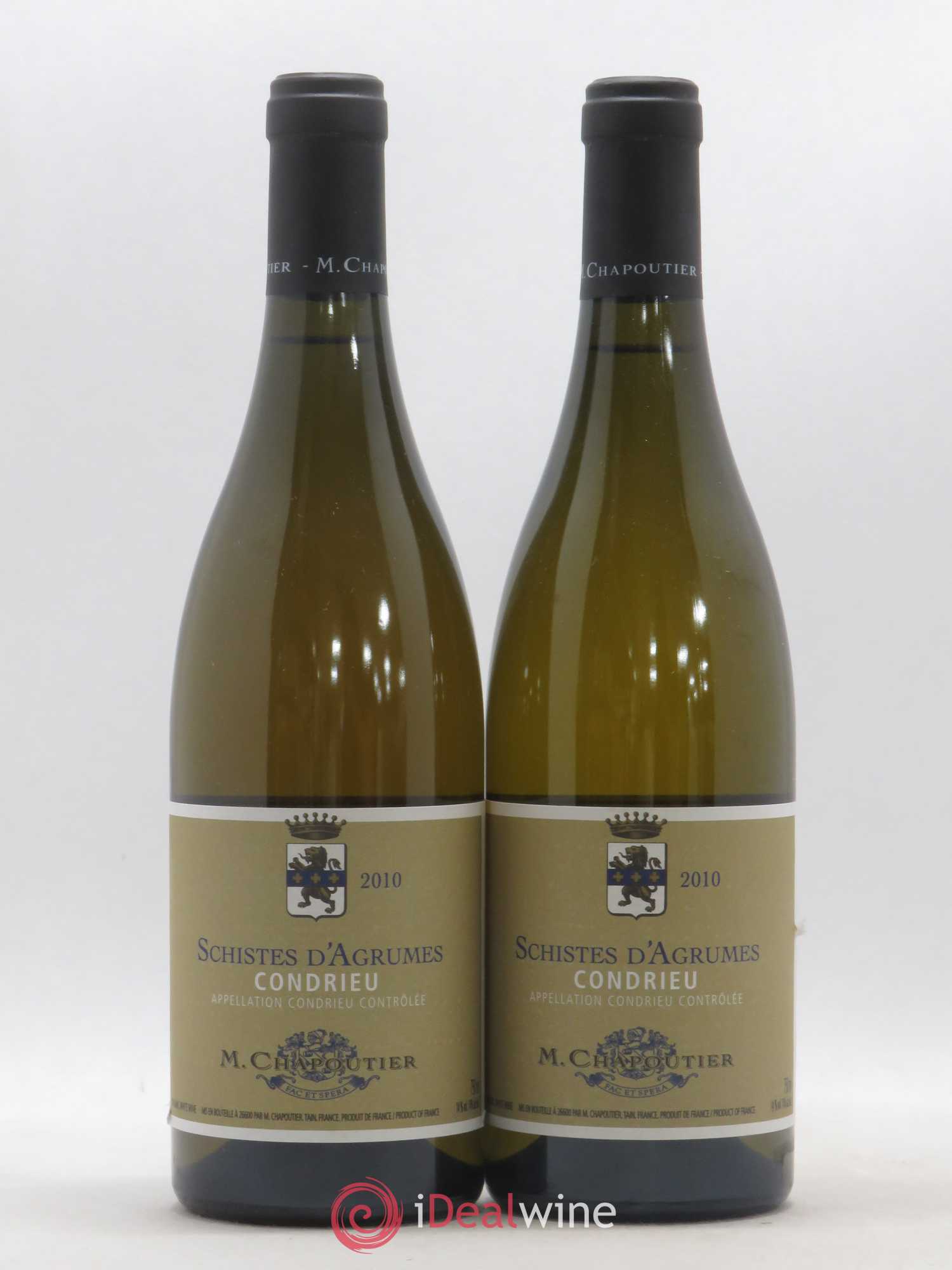 Condrieu Schistes d'Agrumes Chapoutier 2010 - Posten von 2 Flaschen - 0