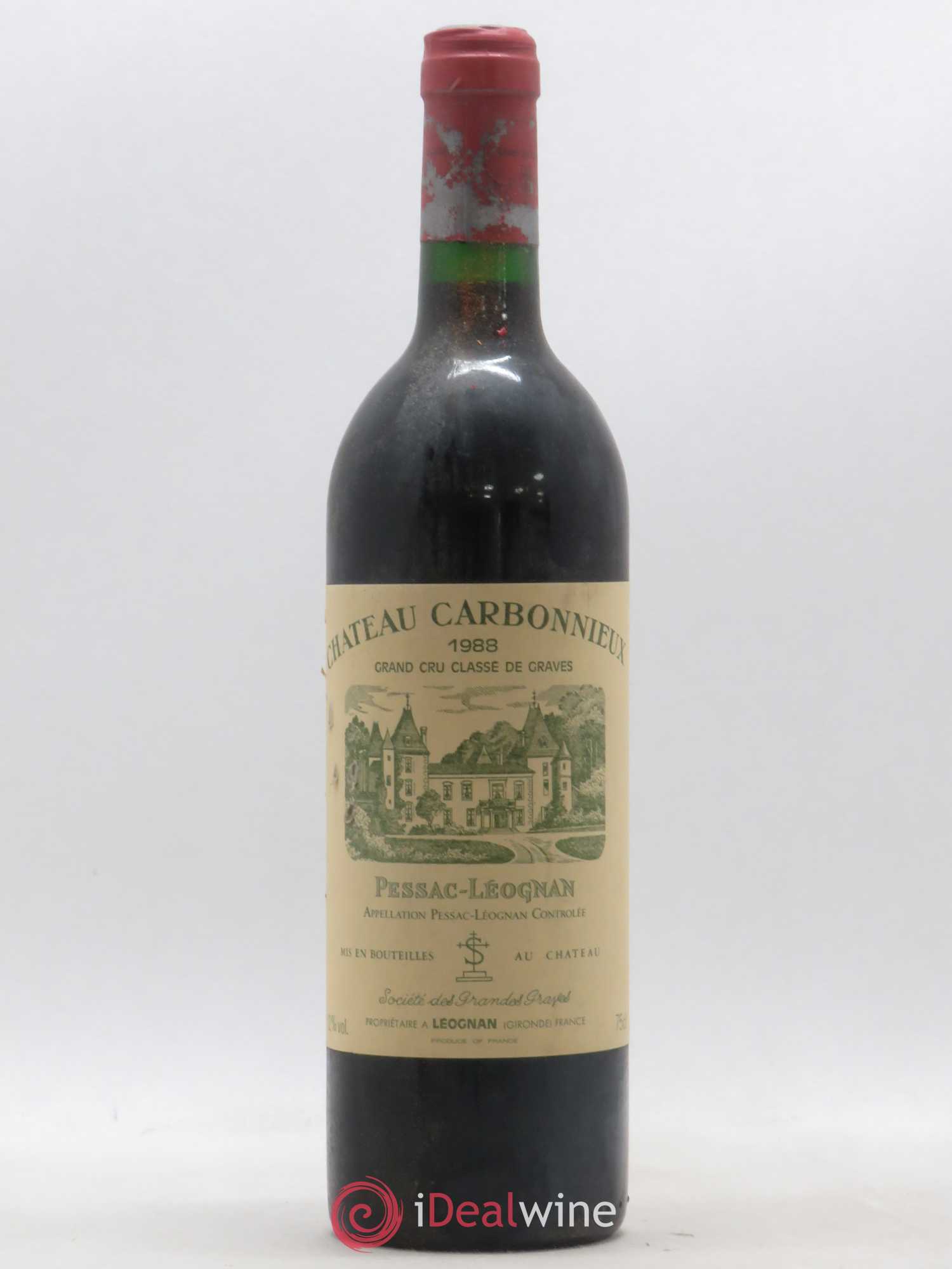 Château Carbonnieux Cru Classé de Graves 1988 - Lot de 1 bouteille - 0