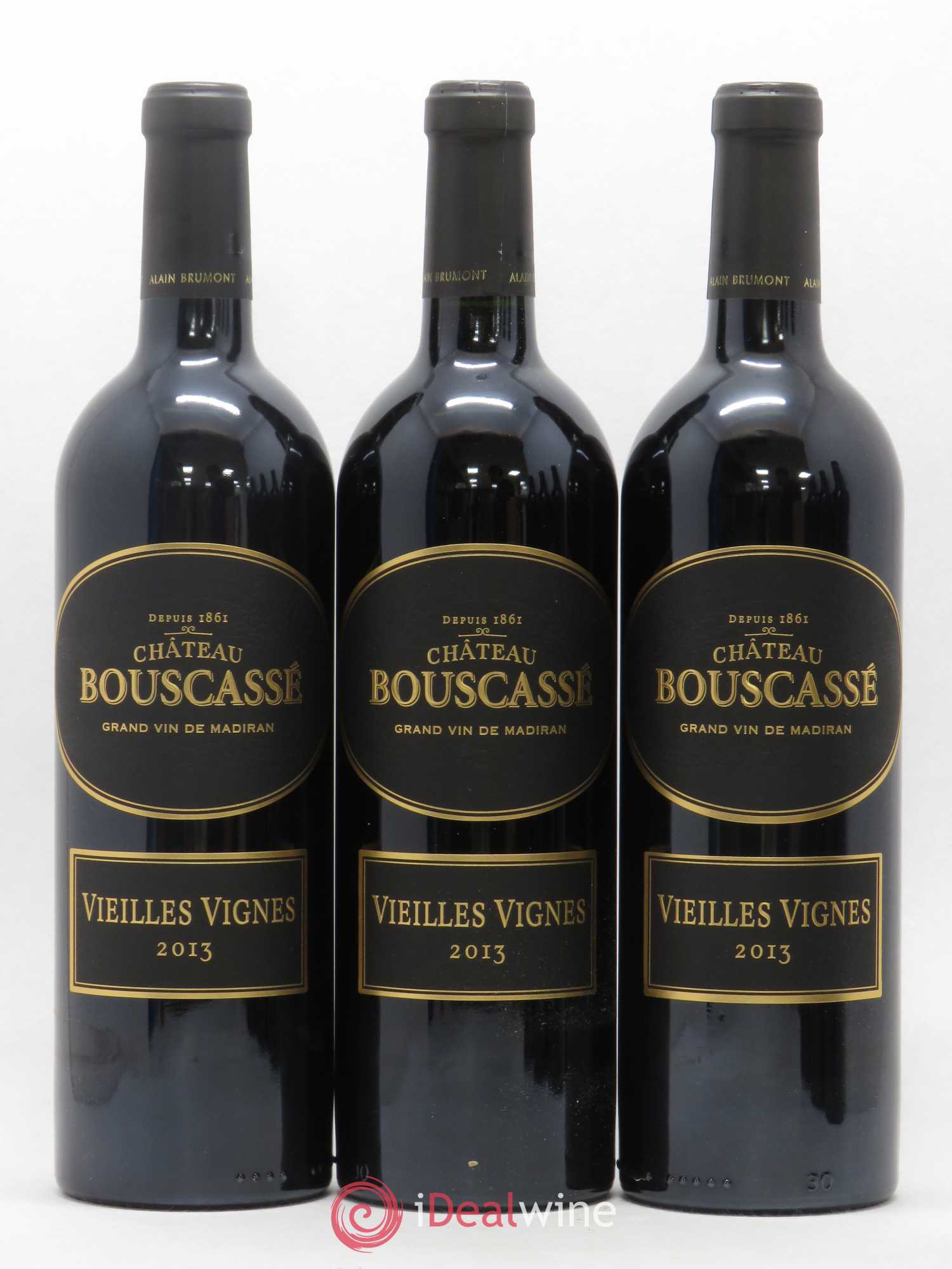 Madiran Vieilles Vignes Château Bouscassé - Alain Brumont 2013 - Lot of 6 bottles - 1