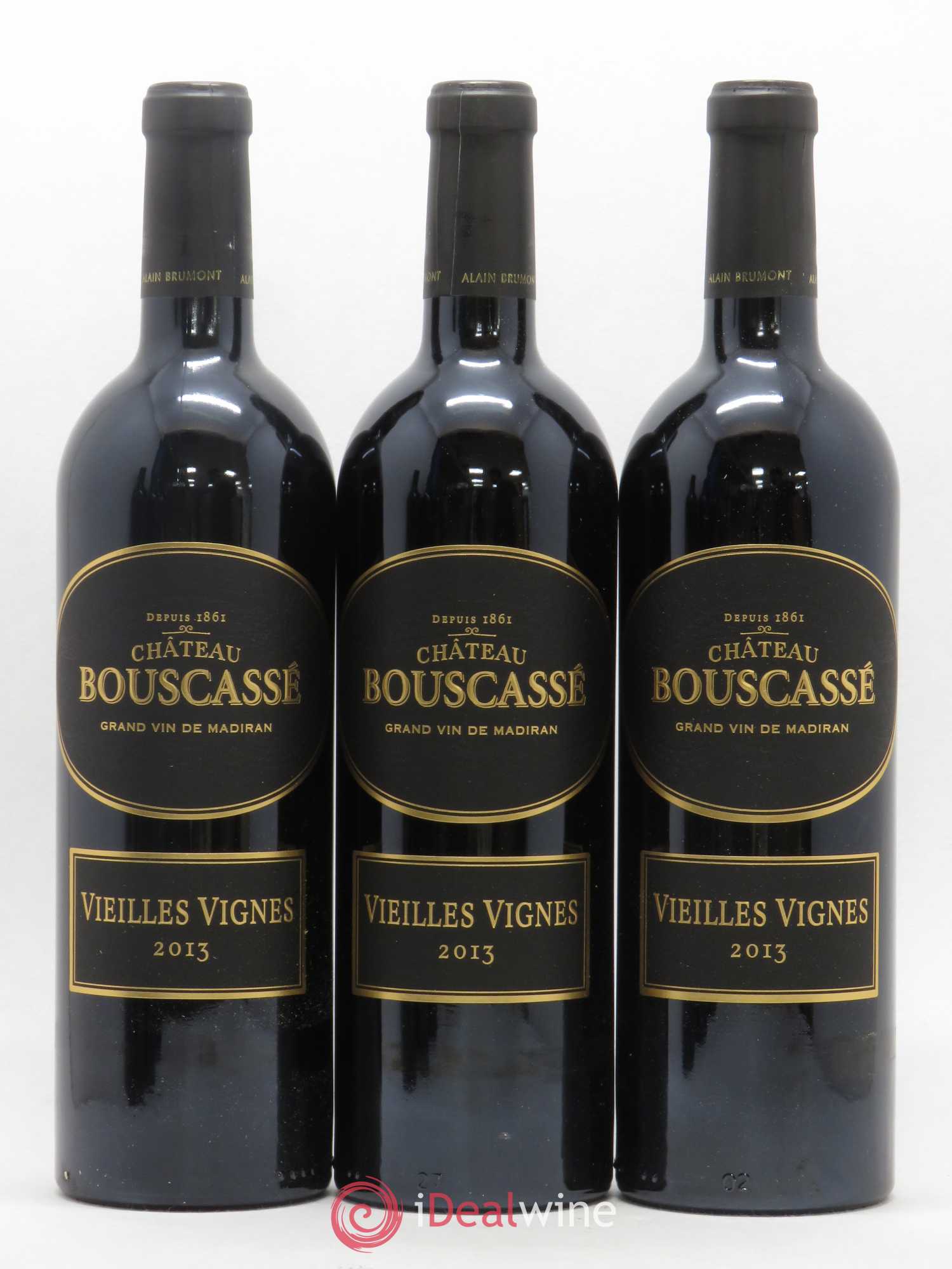 Madiran Vieilles Vignes Château Bouscassé - Alain Brumont 2013 - Lot of 6 bottles - 3