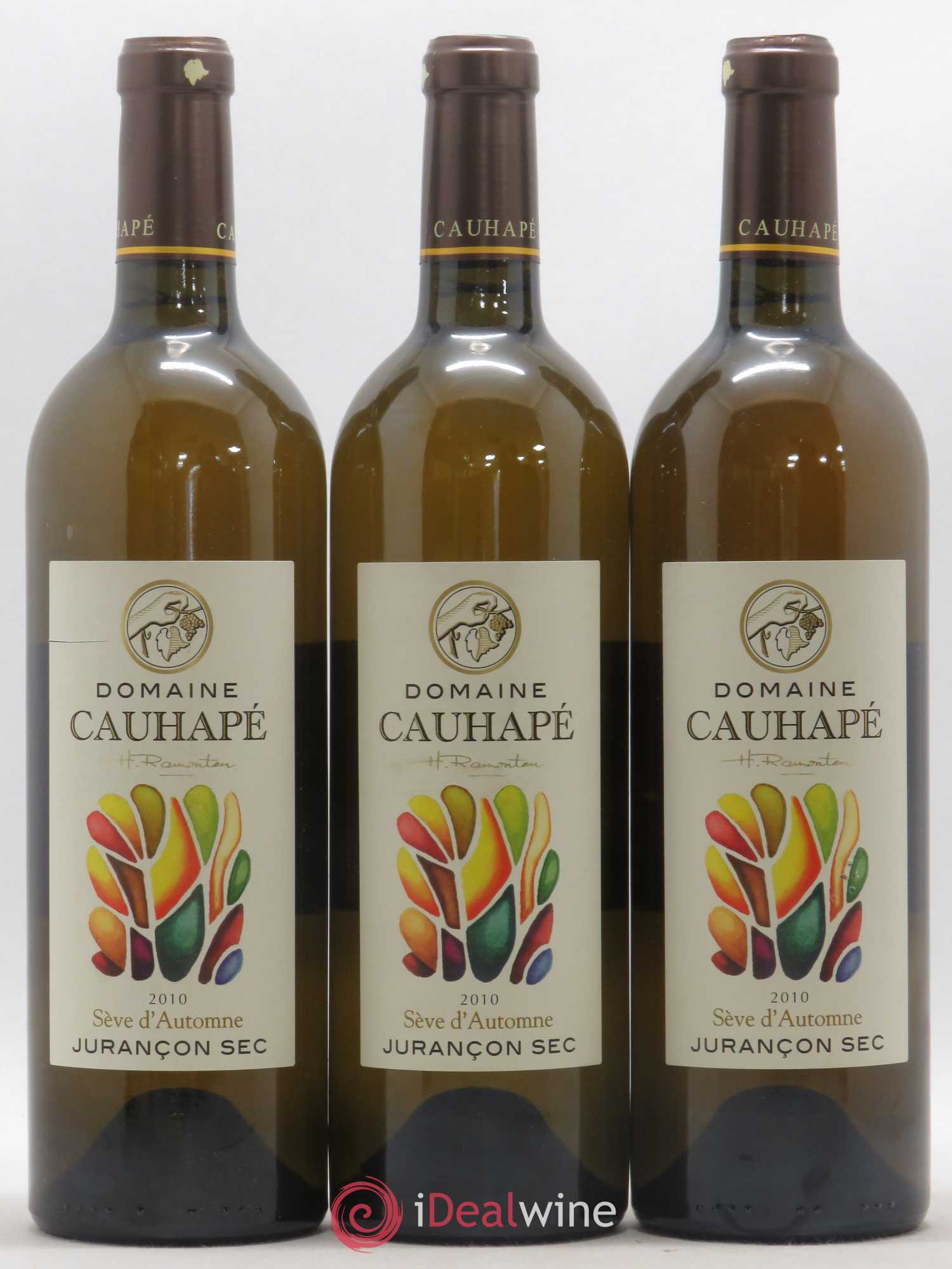Jurançon sec Sève d'Automne Cauhapé 2010 - Lot de 3 bouteilles - 0