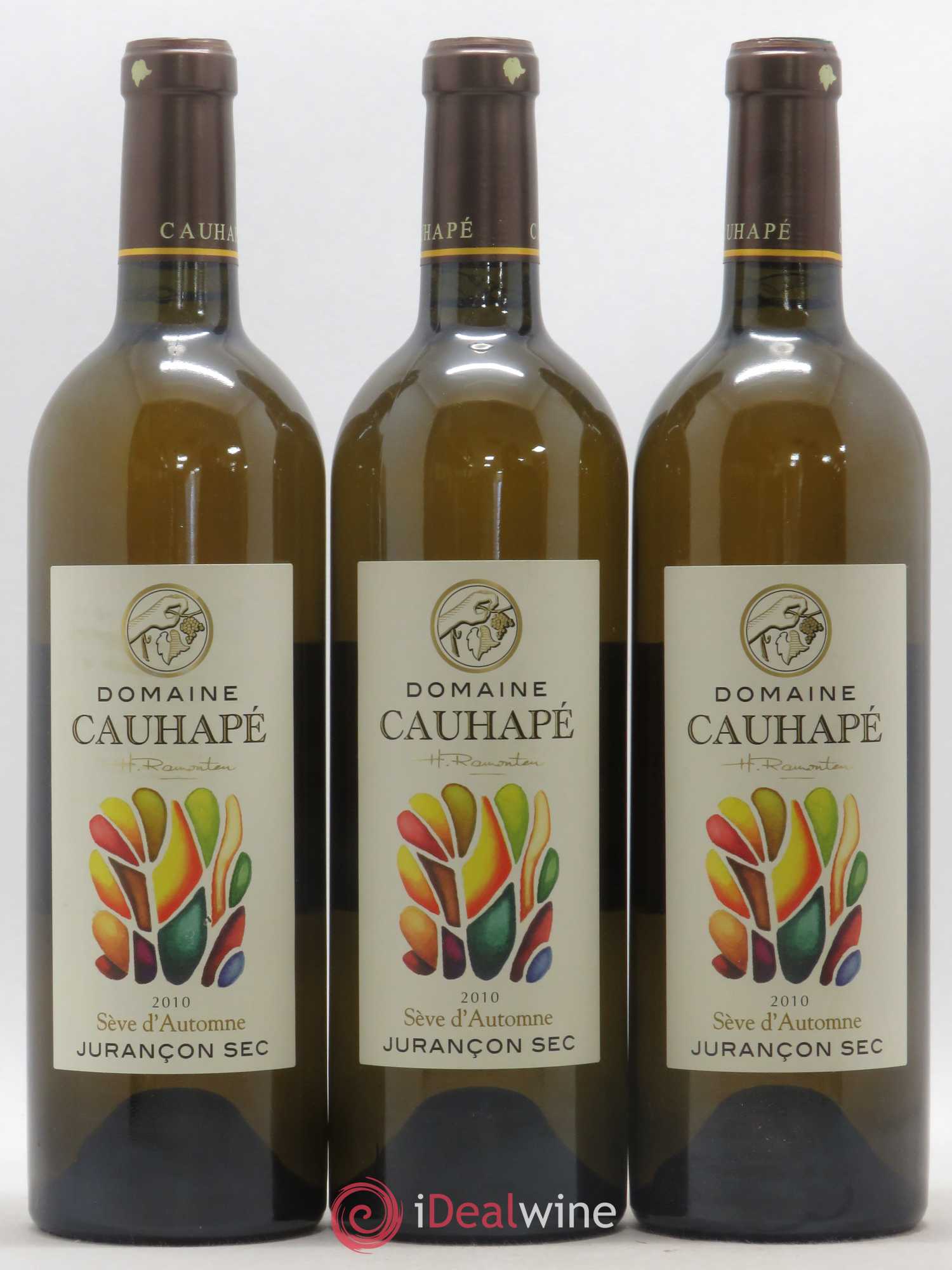 Jurançon sec Sève d'Automne Cauhapé 2010 - Lot de 3 bouteilles - 0