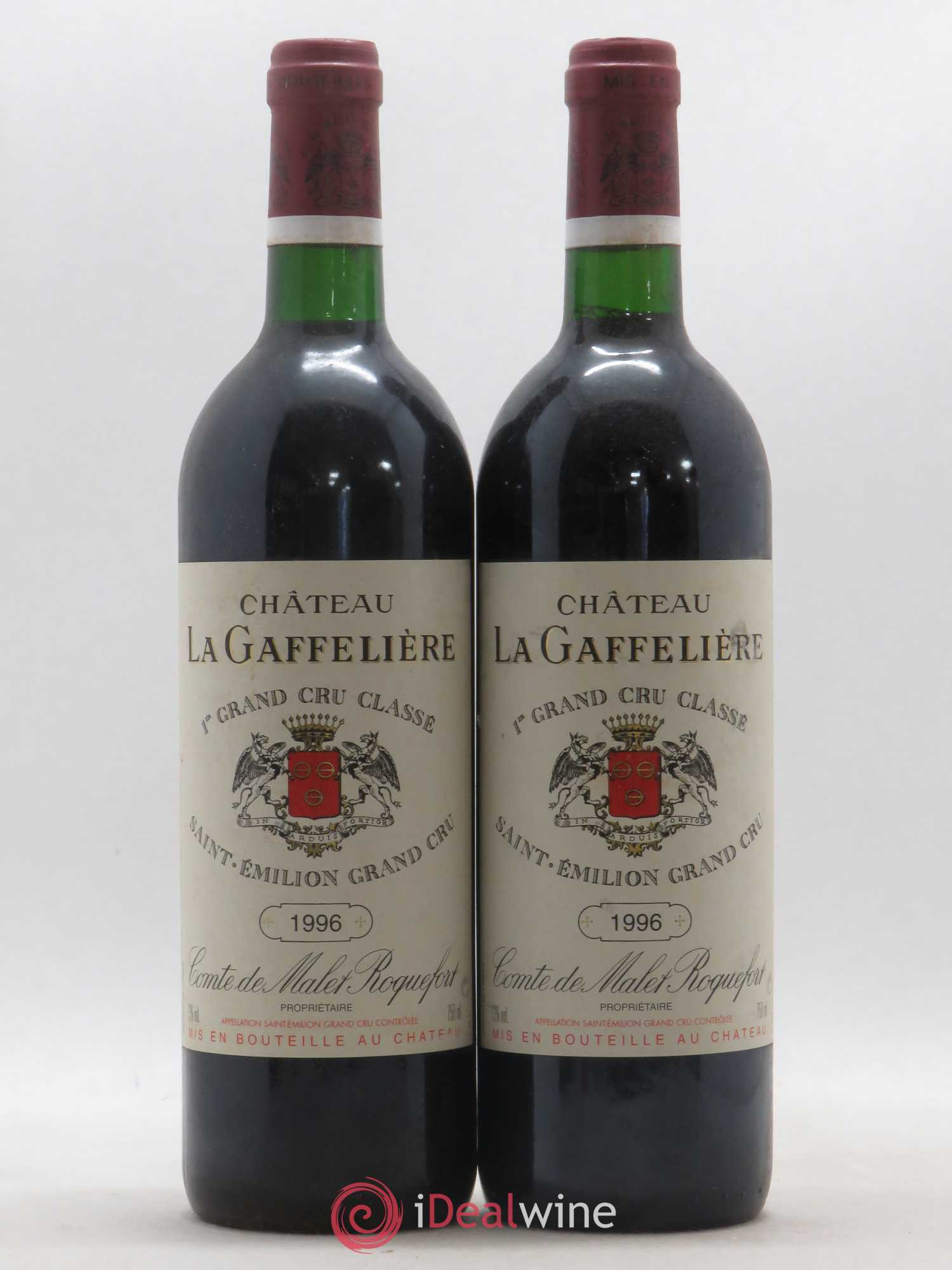 Château la Gaffelière 1er Grand Cru Classé B 1996 - Lot de 2 bouteilles - 0