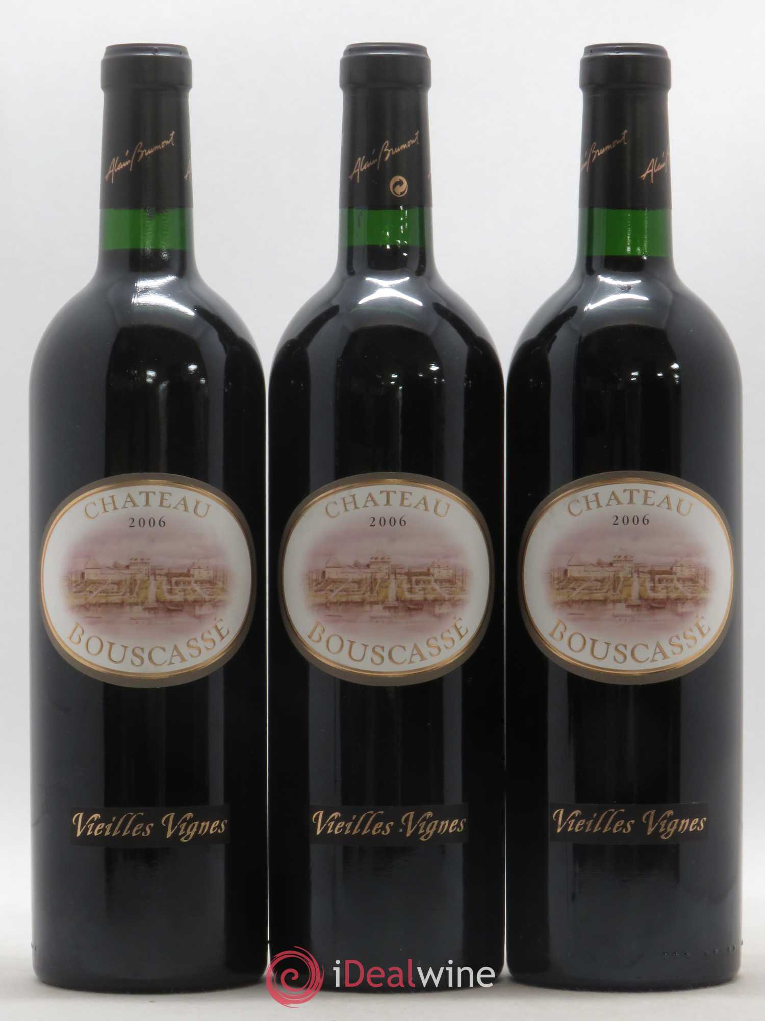 Madiran Vieilles Vignes Château Bouscassé - Alain Brumont 2006 - Lot de 3 bouteilles - 0