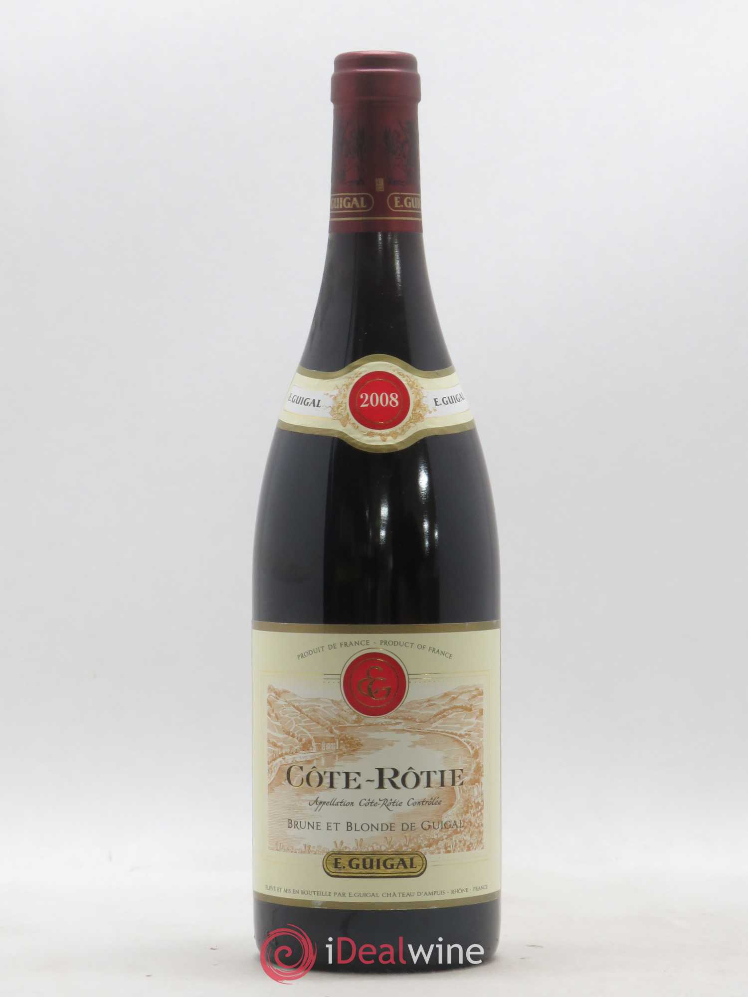 Côte-Rôtie Côtes Brune et Blonde Guigal 2008 - Lot de 1 bouteille - 0