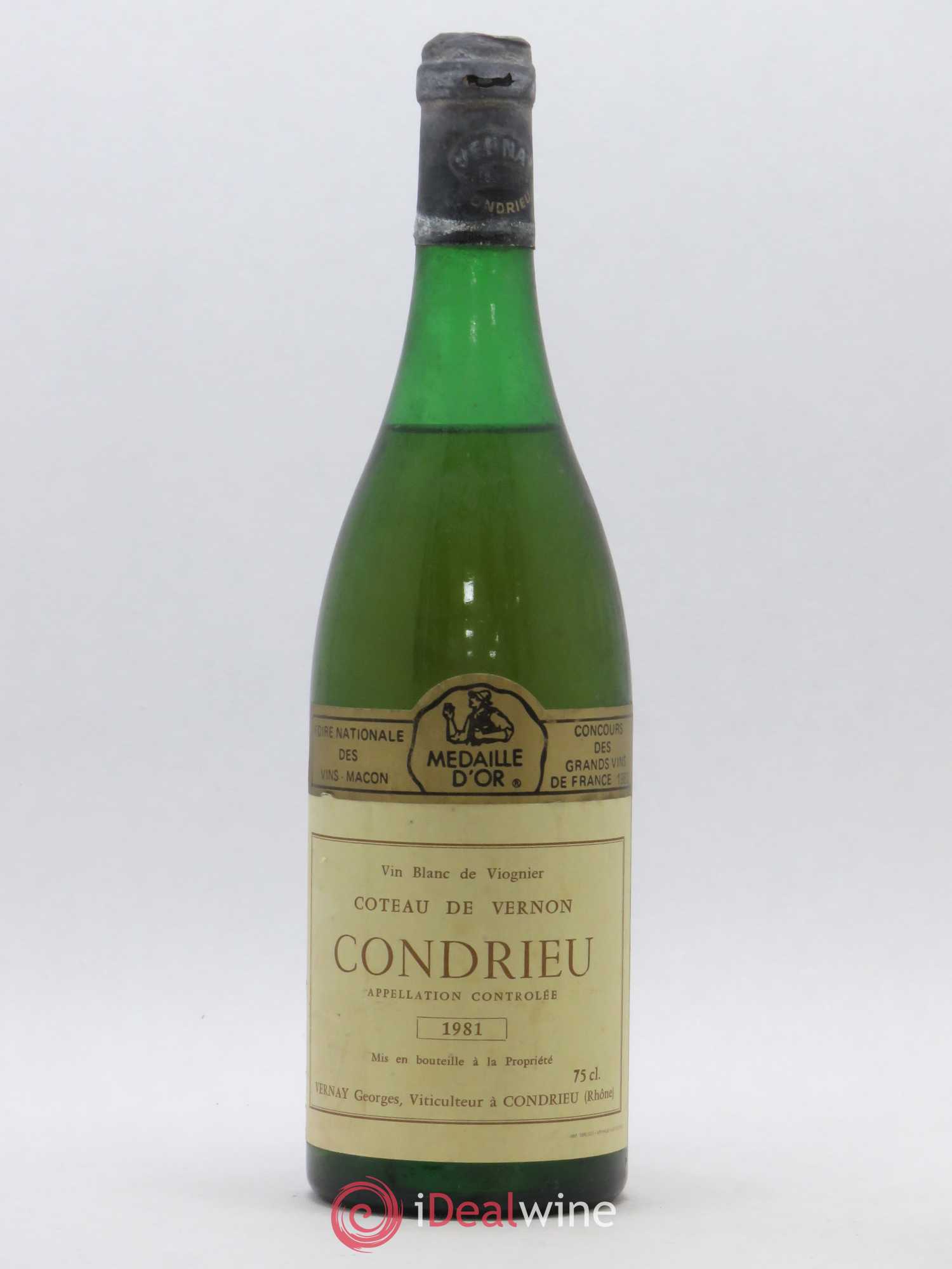Condrieu Coteau de Vernon Georges Vernay 1981 - Lot de 1 bouteille - 0